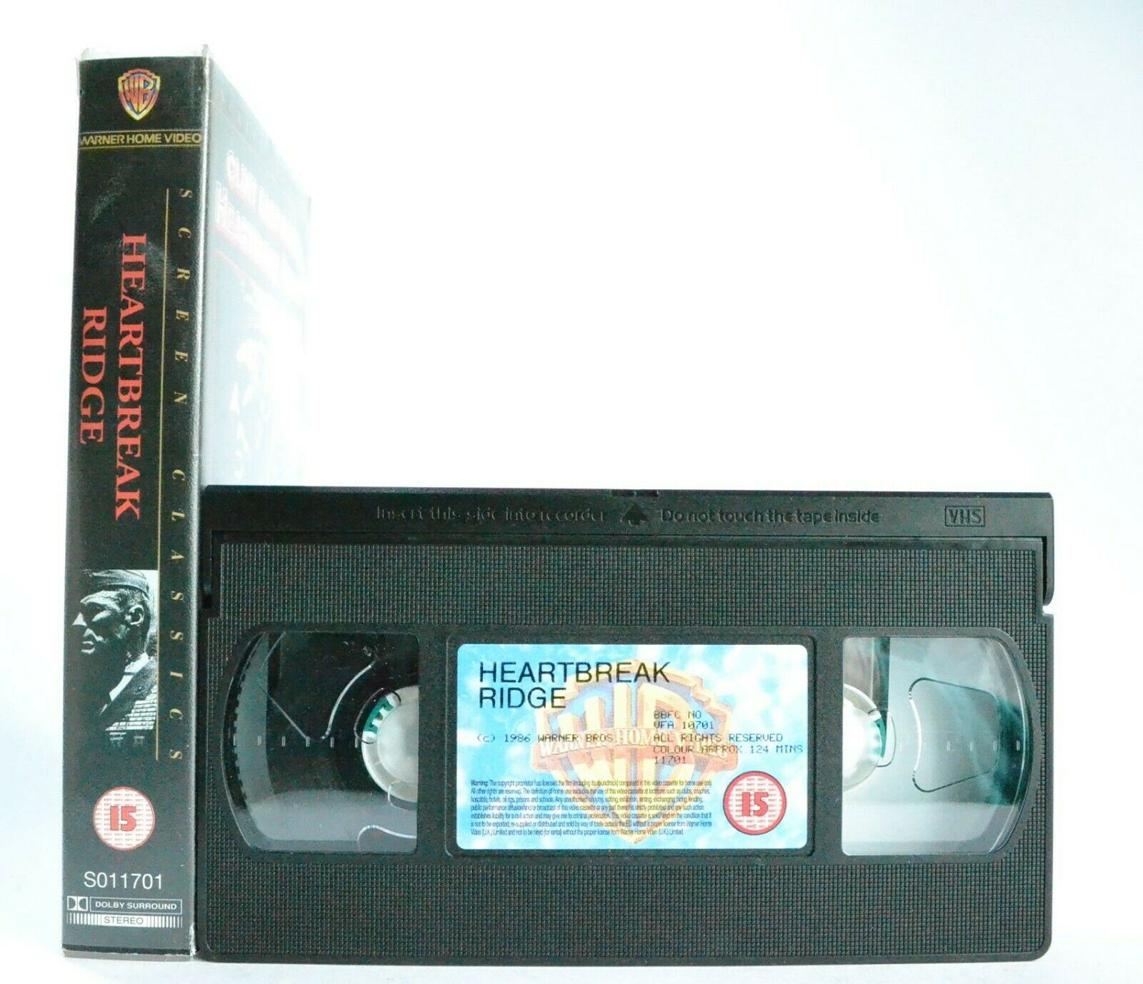 Heartbreak Ridge: A Clint Eastwood Film - War Drama - Invasion Of Grenada - VHS-