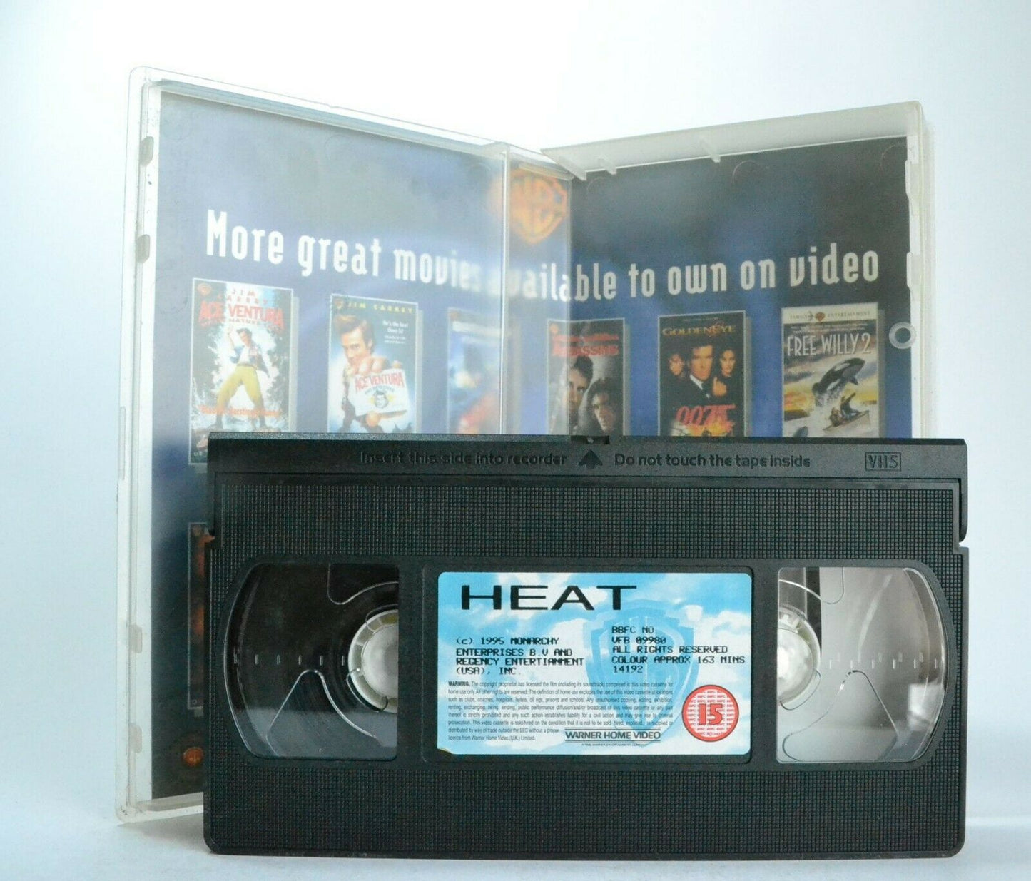 Heat (1995): Al Pacino Vs. Robert De Niro - Action - Michael Mann Film - Pal VHS-