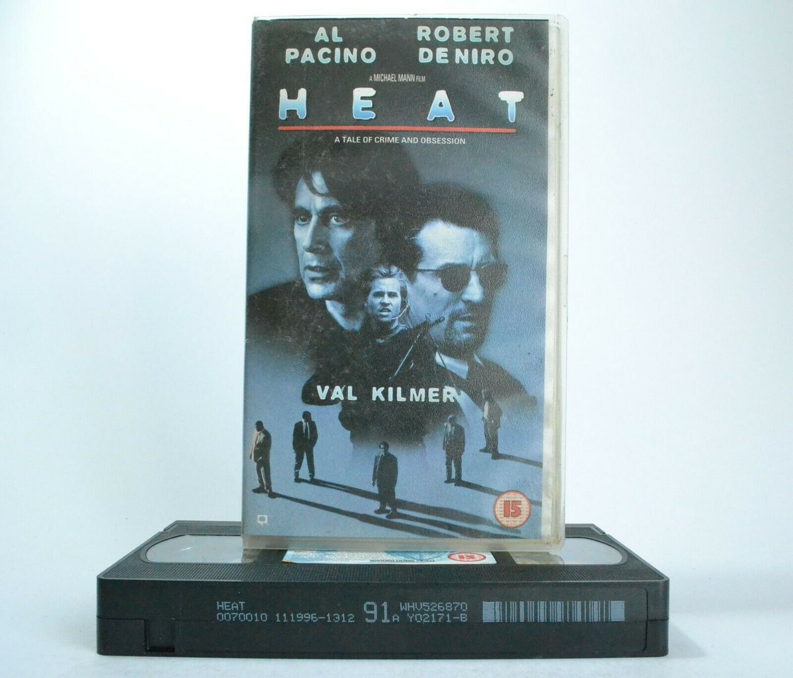 Heat (1995): Al Pacino Vs. Robert De Niro - Action - Michael Mann Film - Pal VHS-