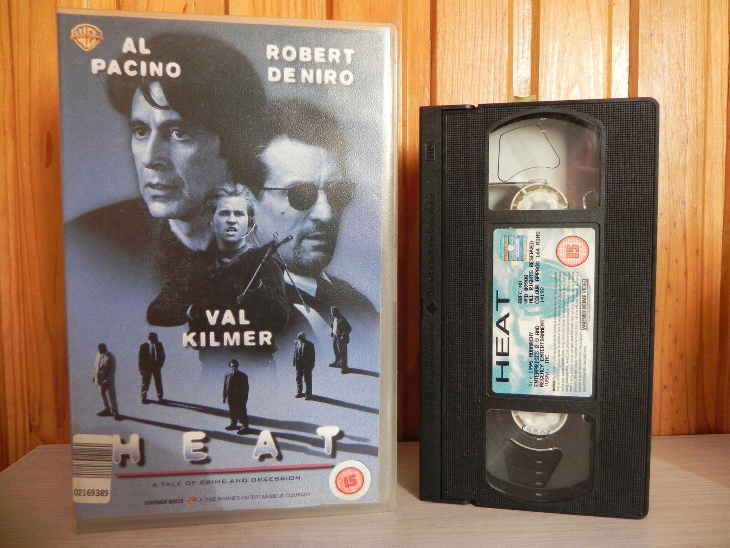 Heat: Al Pacino Vs Robert De Niro - Action - Epic Showdown - Large Box - Pal VHS-