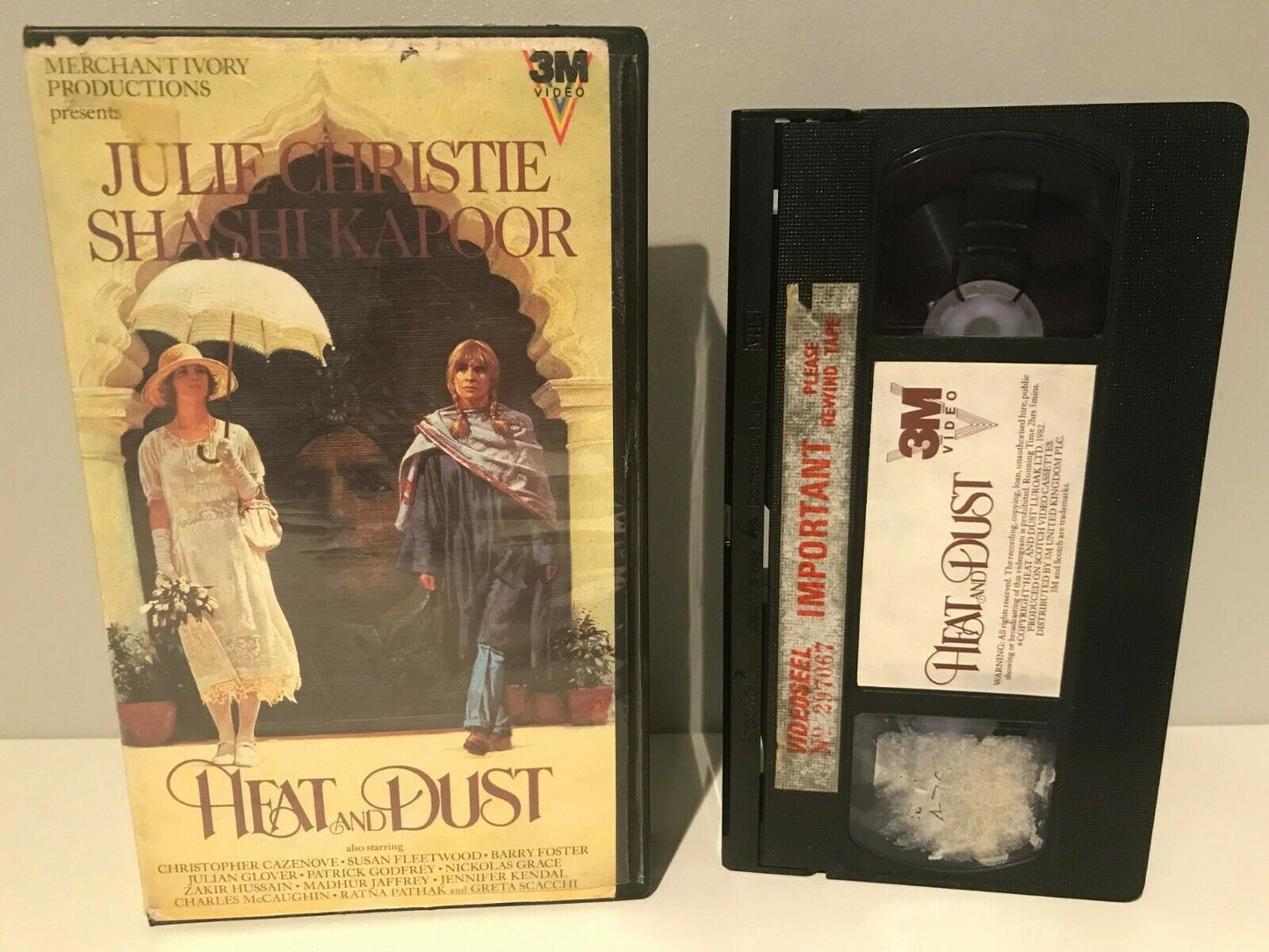 Heat And Dust (1983); [Ruth Prawer Jhabvala]: Drama - Extramarital Affair - VHS-