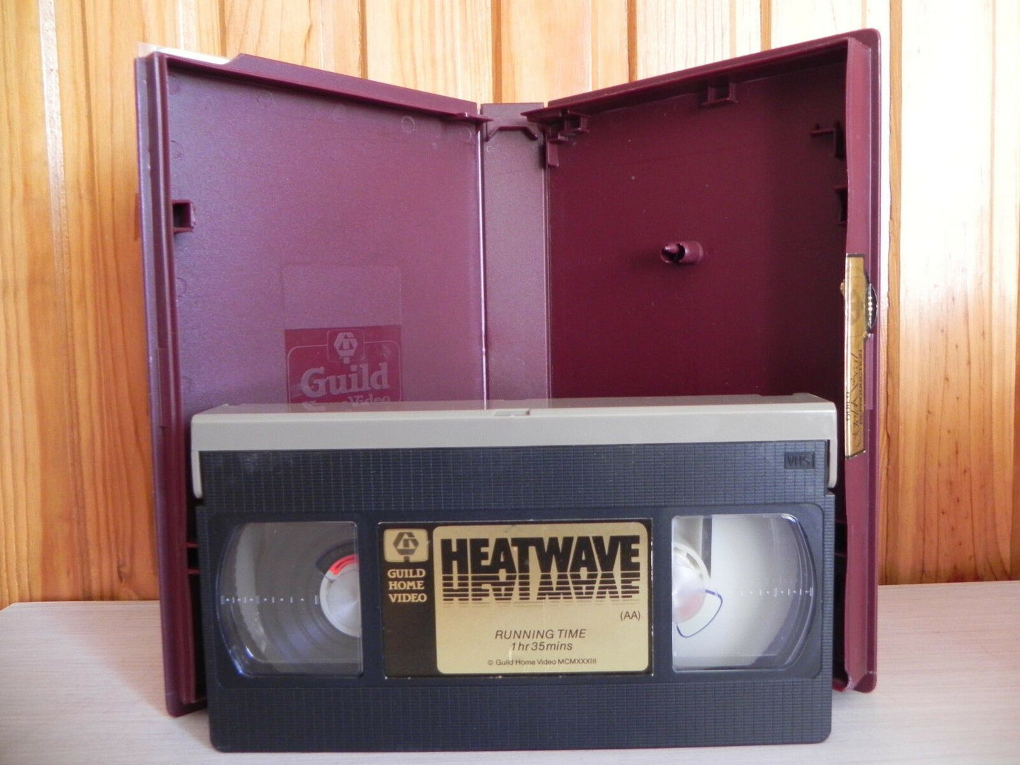 Heatwave - Judy Davis - Richard Moir - Guild - Big Box - Pre Cert - Pal VHS-