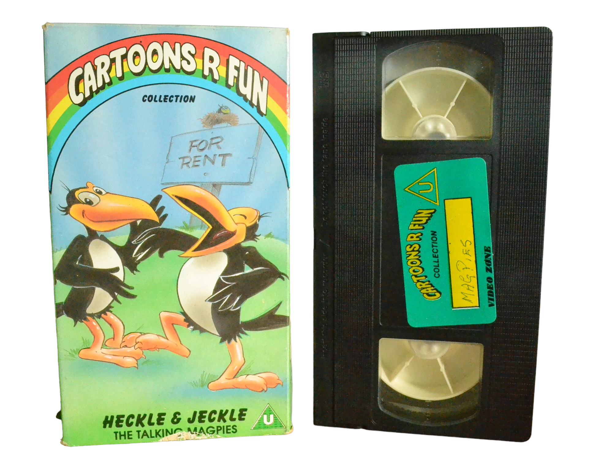 Heckle & Jeckle The Taking Magpies - Ned Sparks - Video Zone - CRF 77707 - Carton - Pal - VHS-