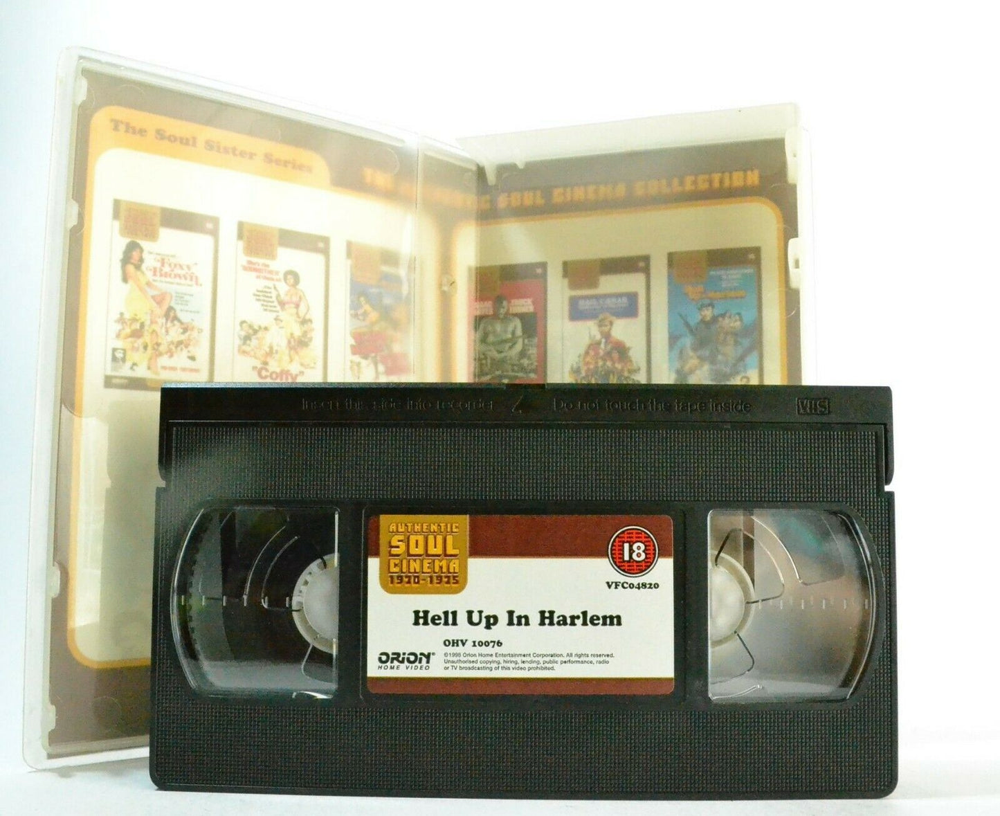 Hell Up In Harlem [Soul Brother Series]: Crime Action -<Blaxploitation>- Pal VHS-