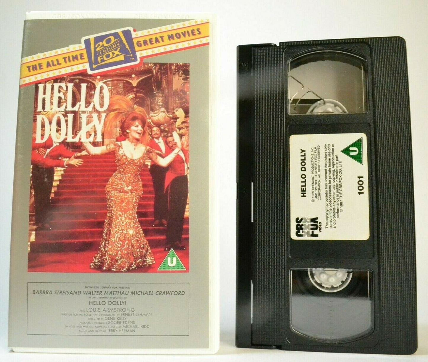 Hello Dolly (1969); [Michael Stewart] Comedy Musical [Barbra Streisand] Pal VHS-