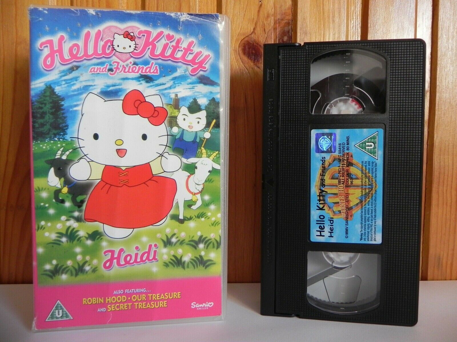 Hello Kitty And Friends: Heidi - 4 Episodes - Animated - Fun - Kids - Pal VHS-