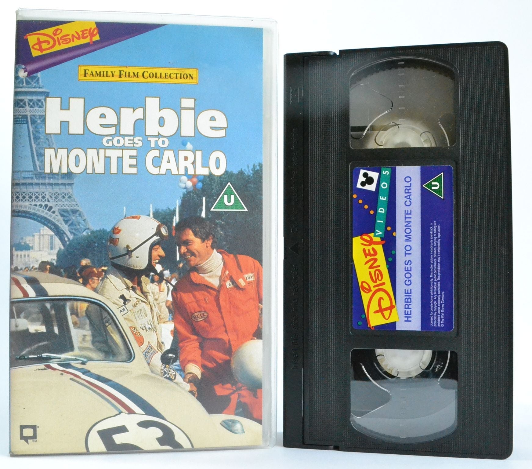 Herbie Goes To Monte Carlo: VW Beetle With A Heart - Family Classic Disney VHS-