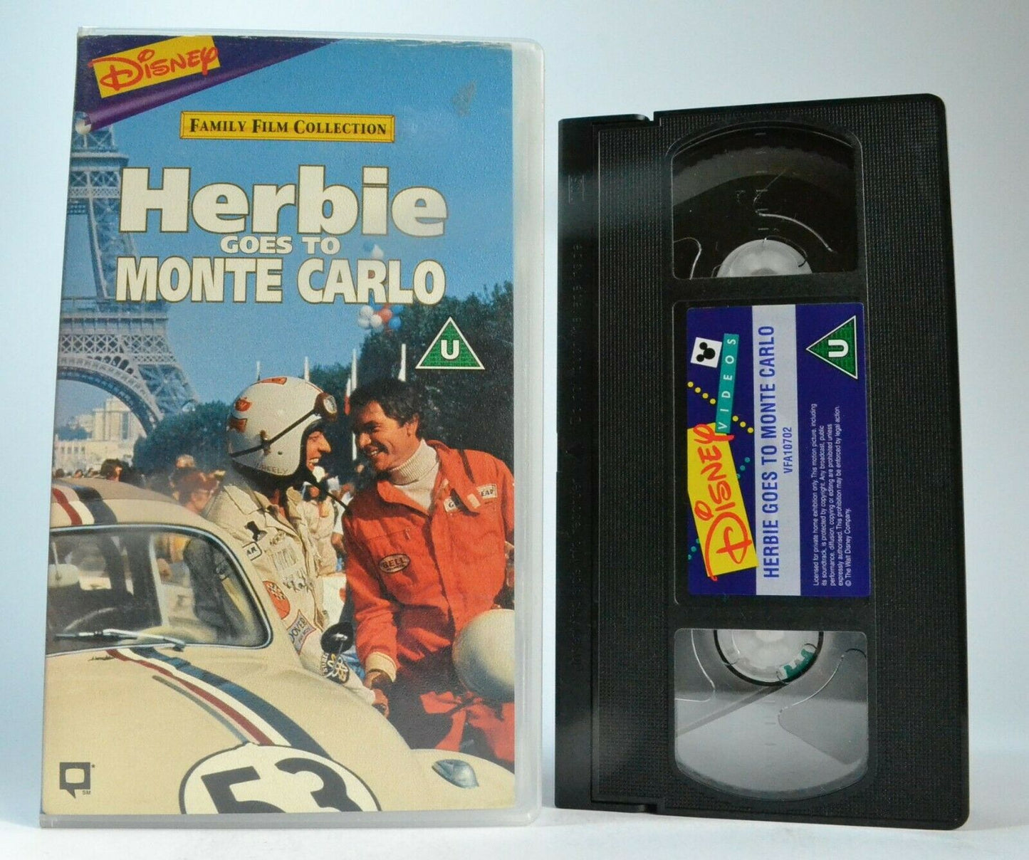 Herbie Goes To Monte Carlo [Walt Disney] Action Adventures - Children's - VHS-