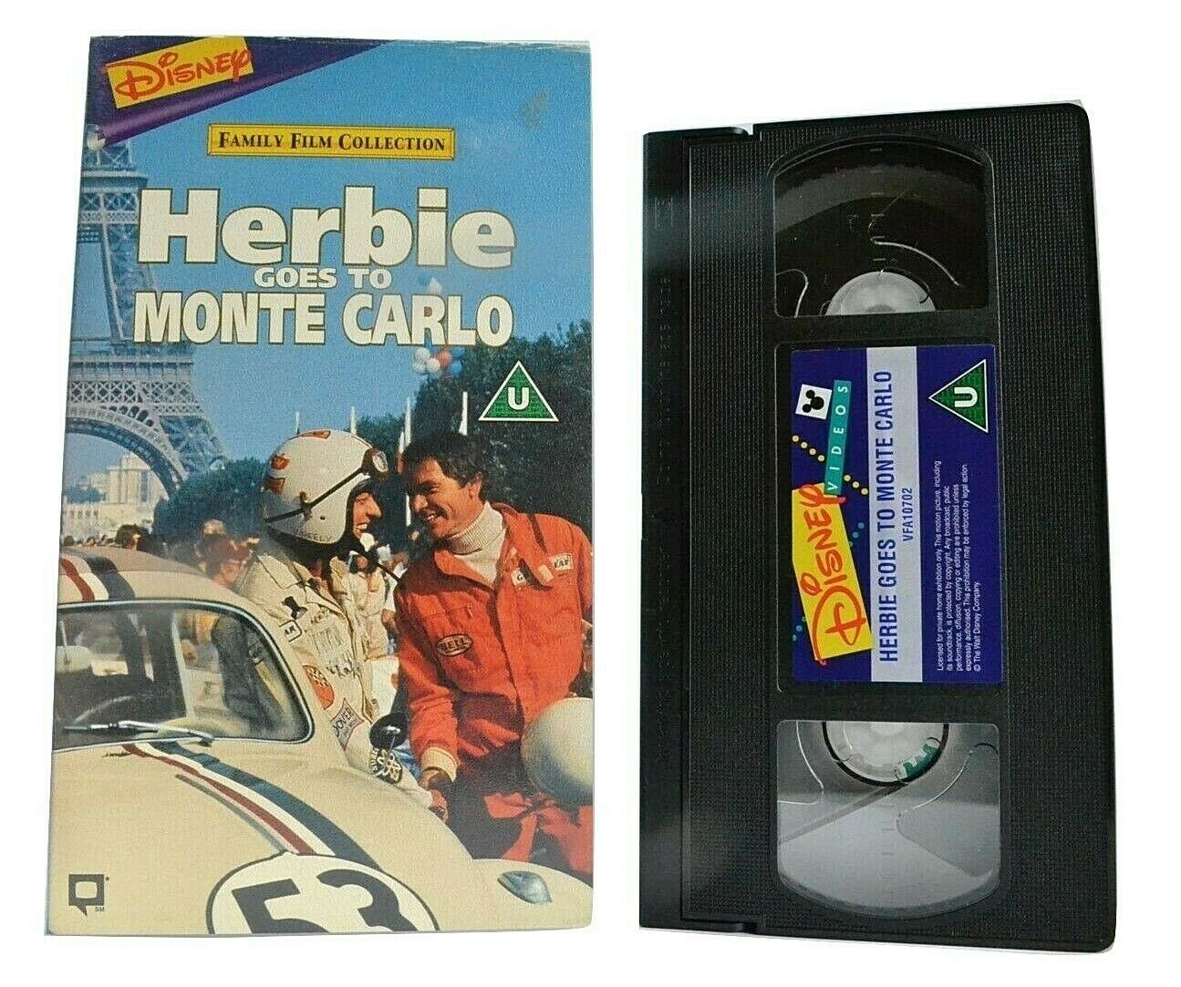 Herbie Goes To Monte Carlo [Walt Disney] Action Adventures - Children's - VHS-