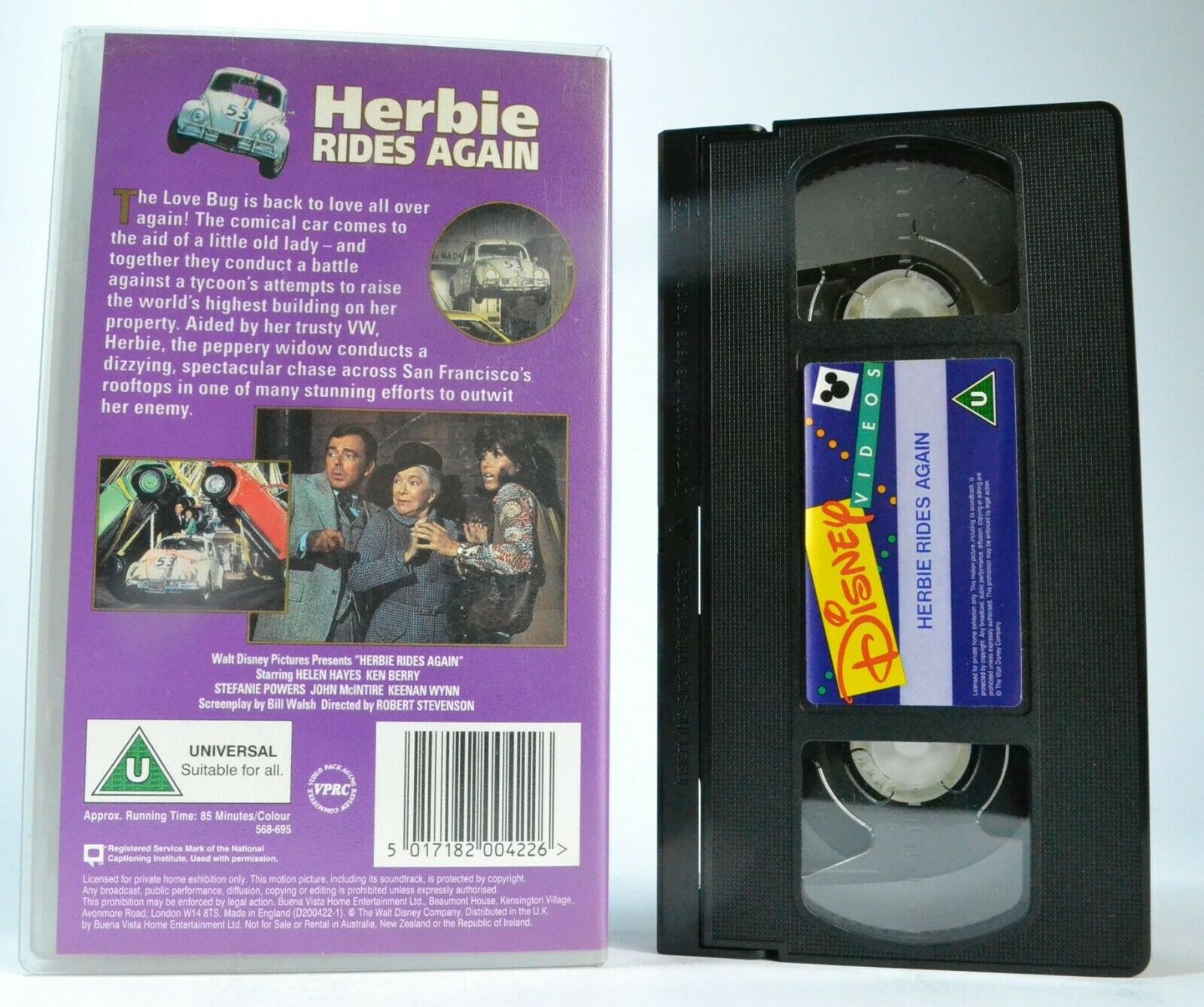 Herbie Rides Again; [Family Film Collection] Disney - Action Adventure - Pal VHS-