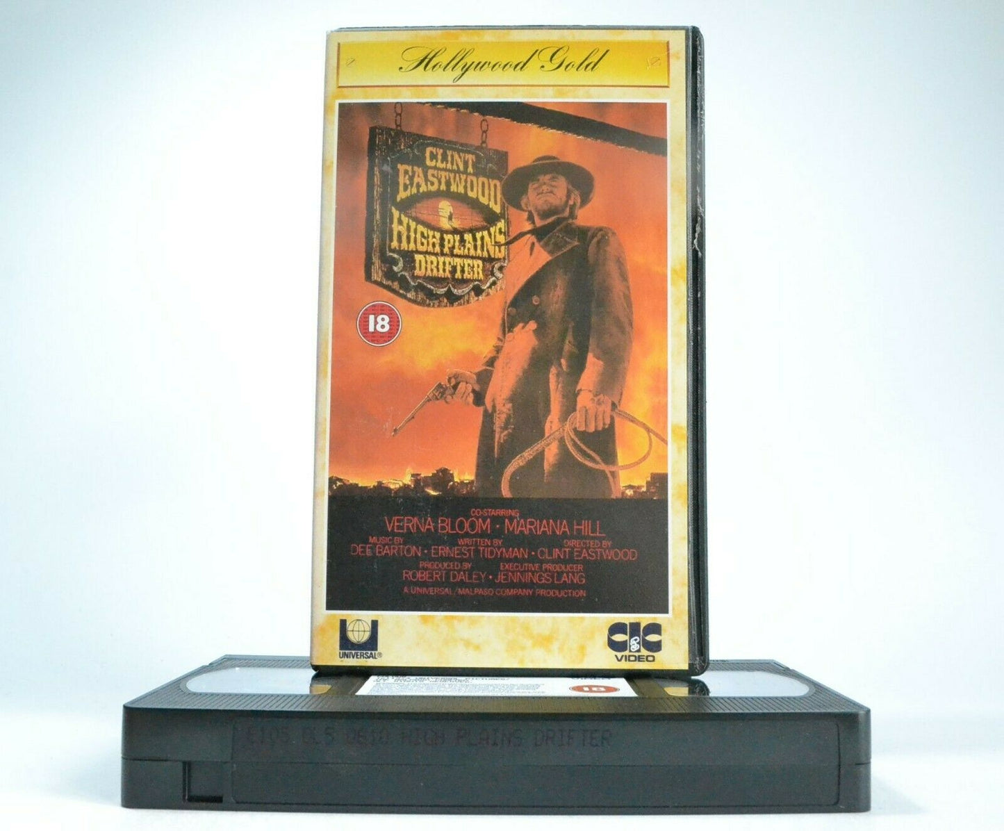 High Plains Drifter (1973): Clint Eastwood - Western - 'The Stranger' - Pal VHS-