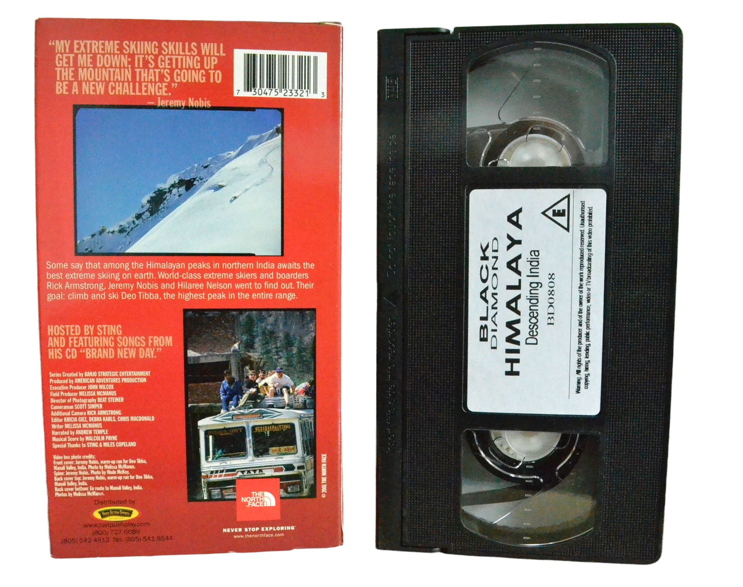 Himalaya ( Descending India ) - Jeremy Nobis - Black Diamond - Vintage - Pal VHS-