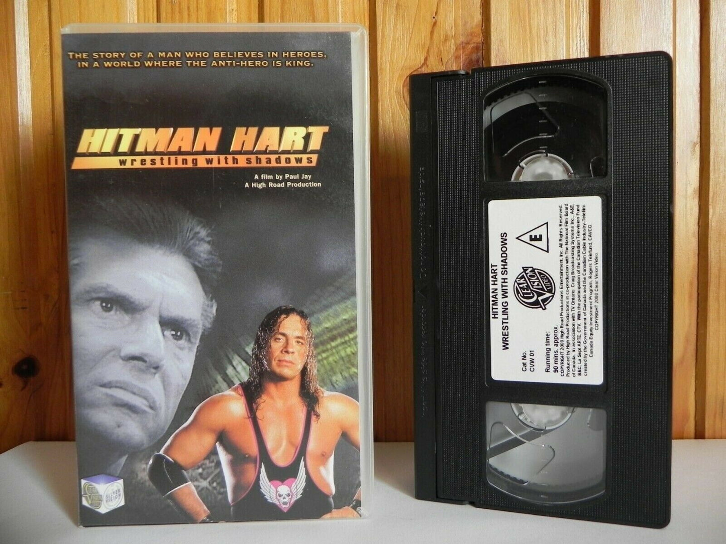 Hitman Hart: Wrestling With Shadows - WWF - Bret Hart - Documentary - Pal VHS-