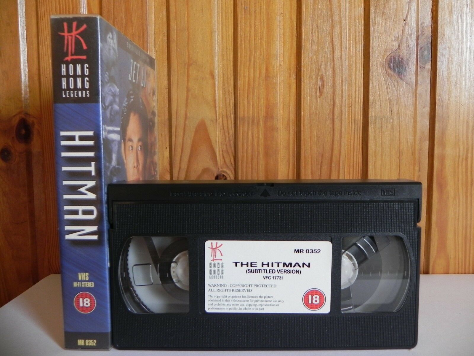 Hitman - Hong Kong Legends - Martial Arts - Widescreen - Jet Li Video - Pal VHS-