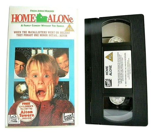 Home Alone (1990); - M.Culkin - Comedy - Alton Tower Tickets Not Included - VHS-