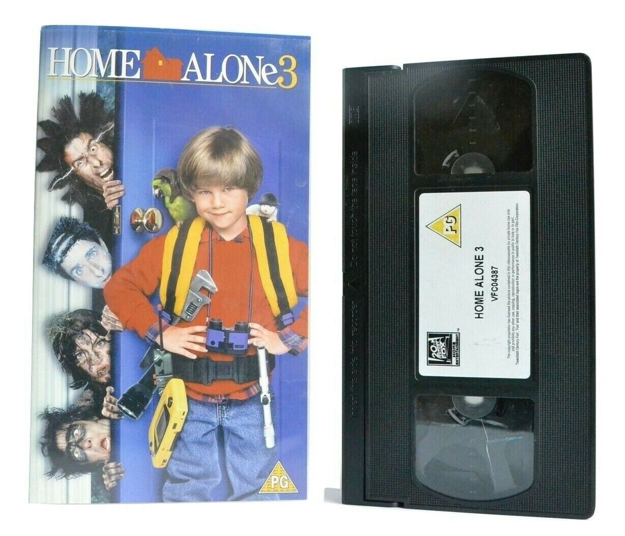 Home Alone 3 (1997): Family Comedy - A Boy In Big Trouble - Children's - Pal VHS-