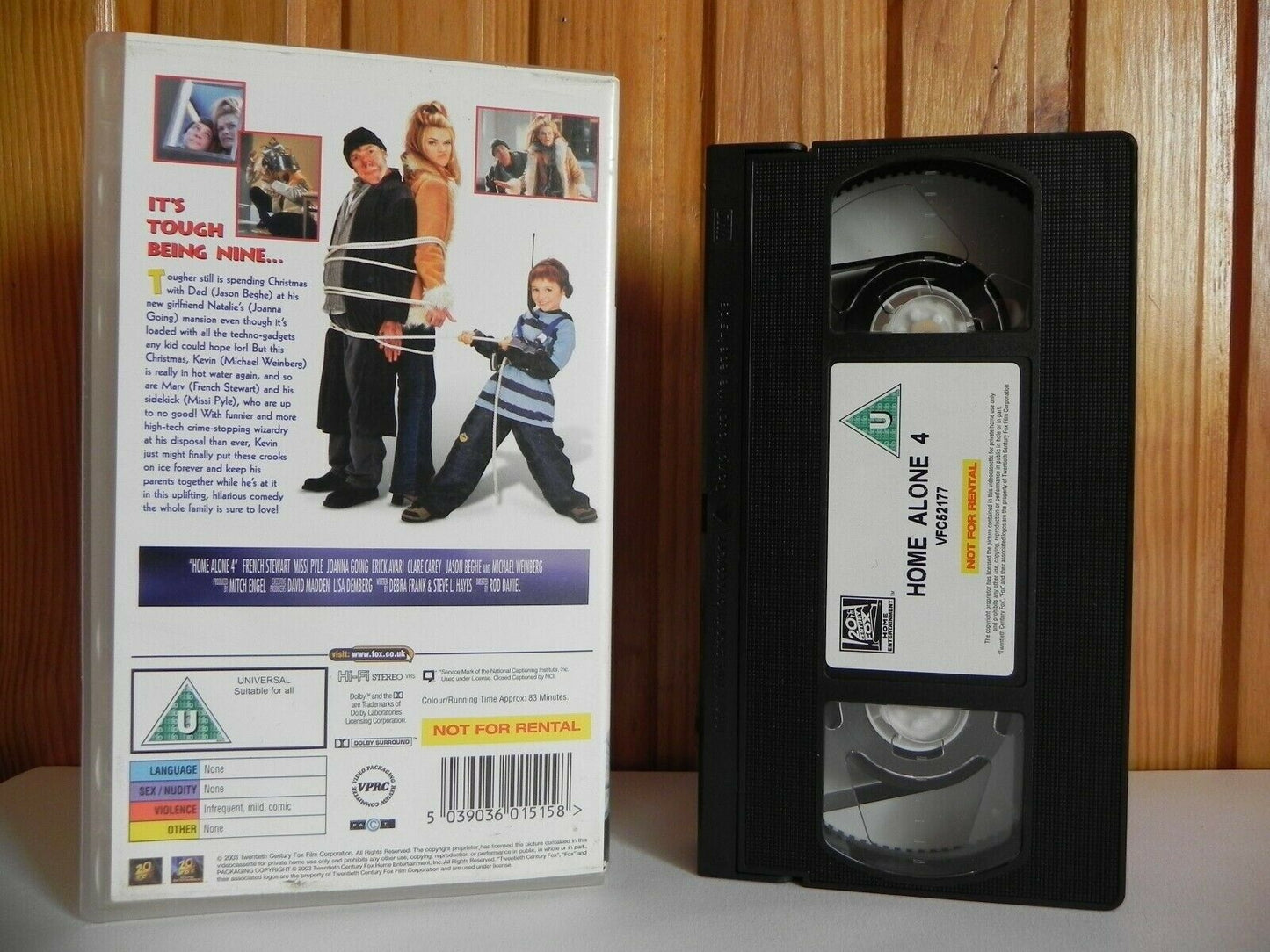 Home Alone 4 - 20th Century - Family - Comedy - Adventure - Missi Pyle - VHS-