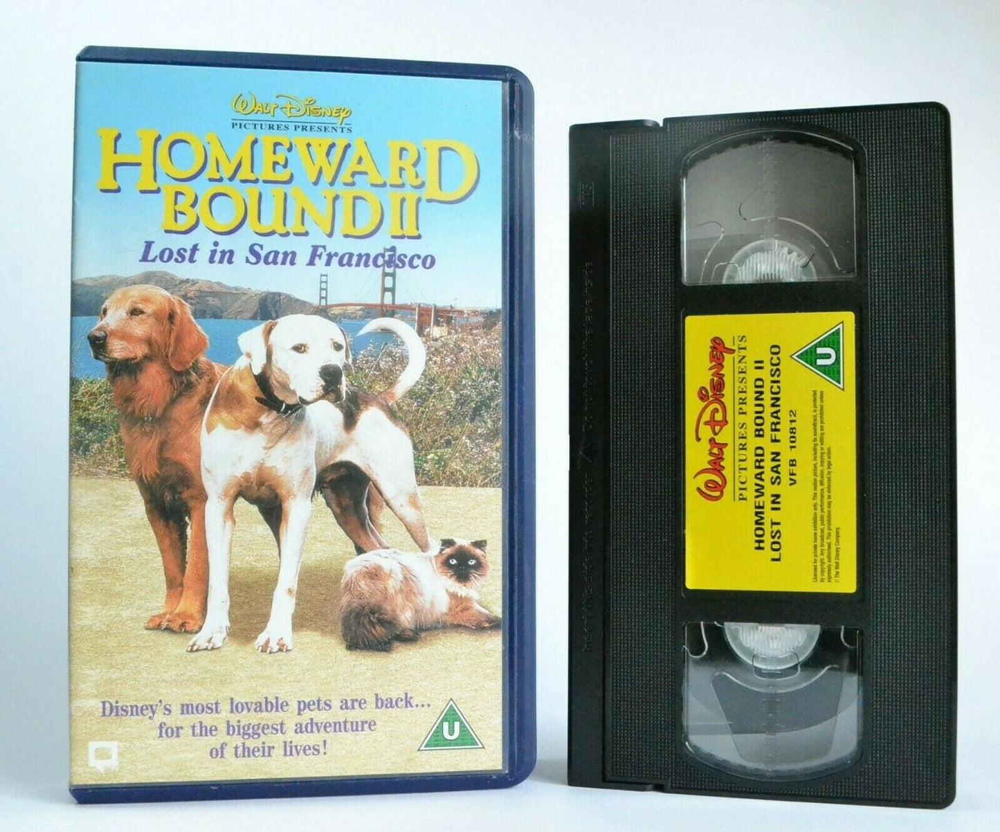 Homeward Bound 2: Lost In San Francisco - Adventure Comedy - Children's - VHS-