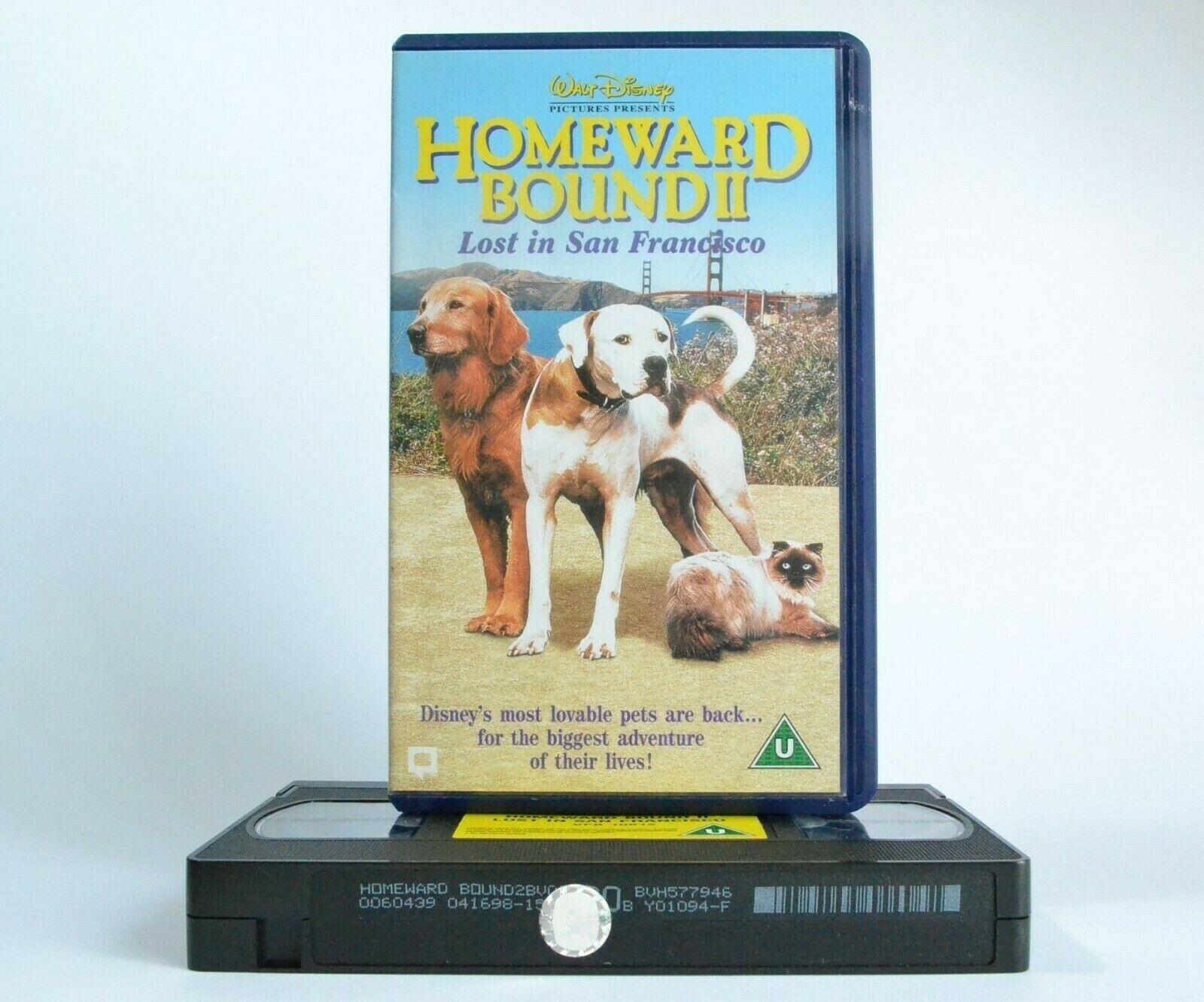 Homeward Bound 2: Lost In San Francisco - Adventure Comedy - Children's - VHS-