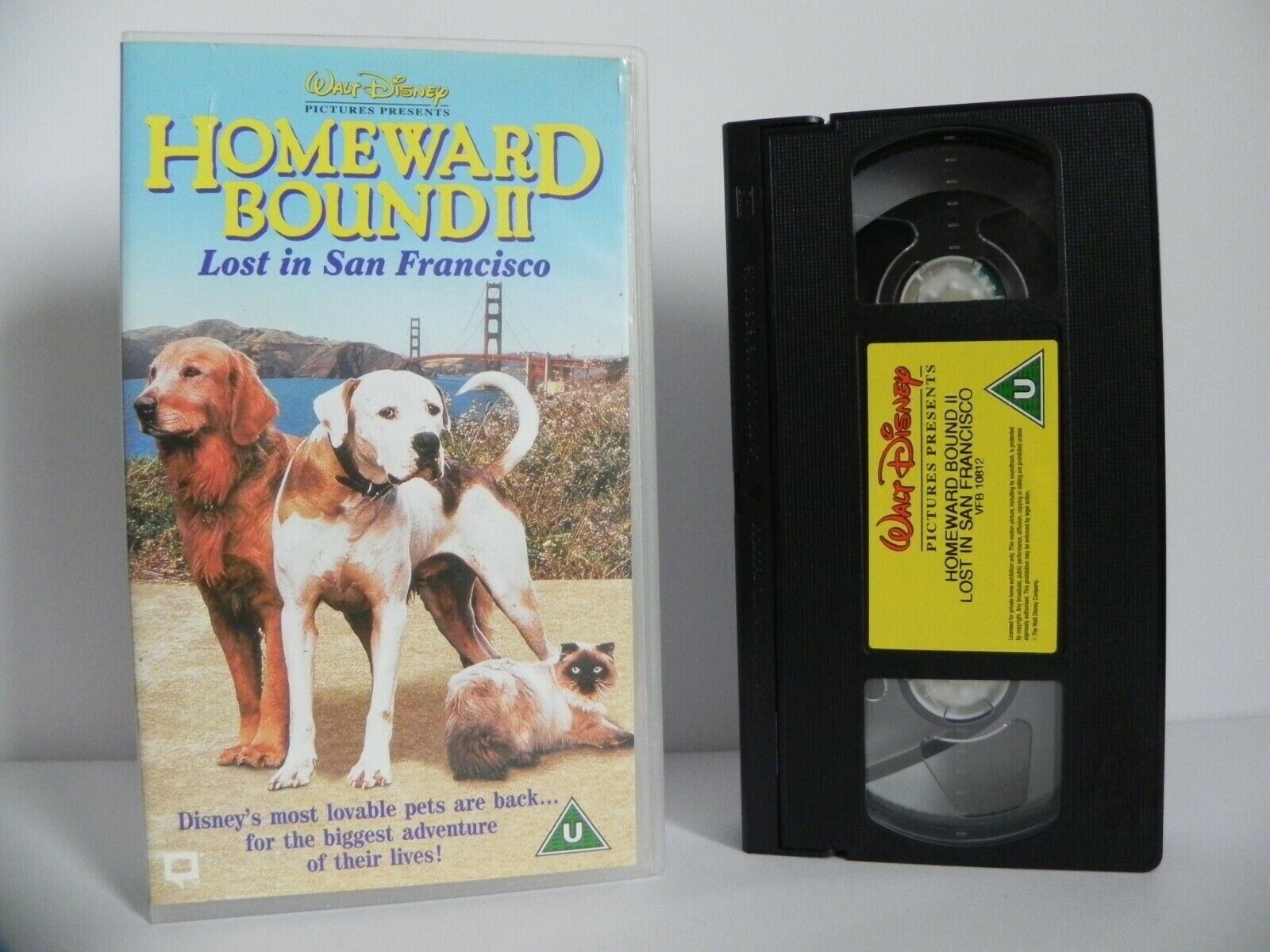 Homeward Bound 2: Lost In San Francisco - Walt Disney - Family Comedy - Pal VHS-