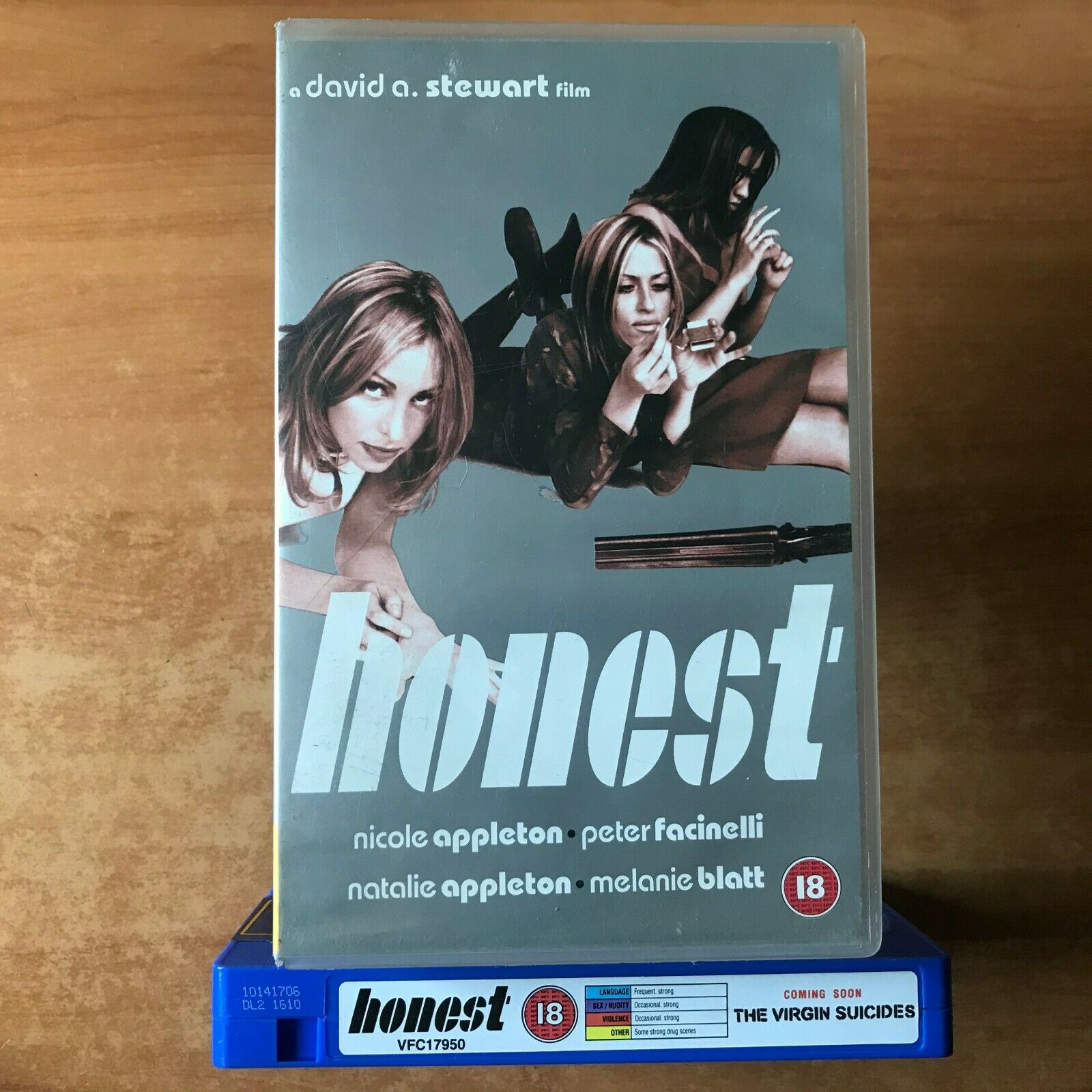 Honest: Black Comedy - Blue Tape [Large Box] Rental - Nicole Appleton - Pal VHS-