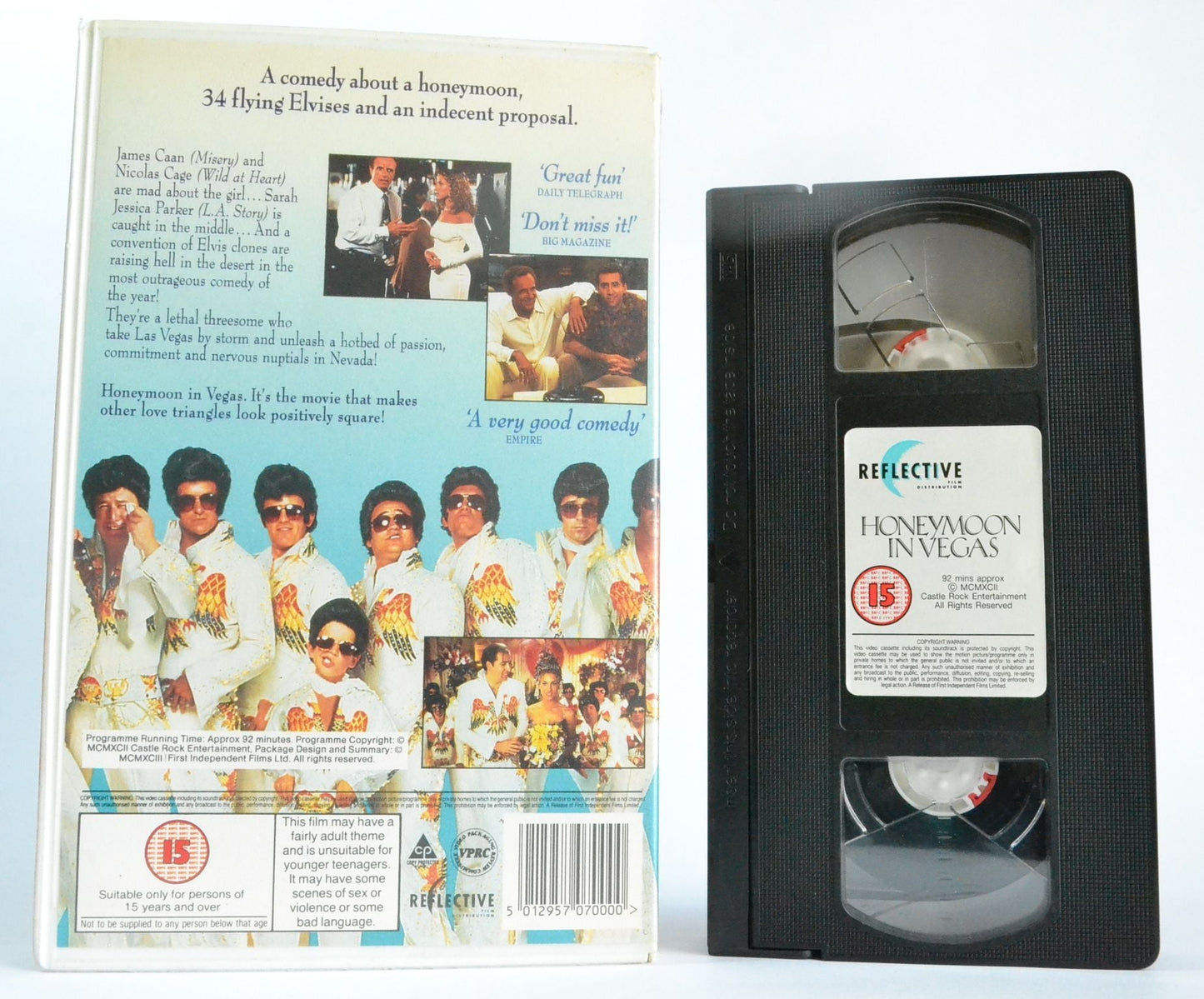 Honeymoon In Vegas: Elvis Meltdown - Sarah Jessica Parker - Reflective - VHS-