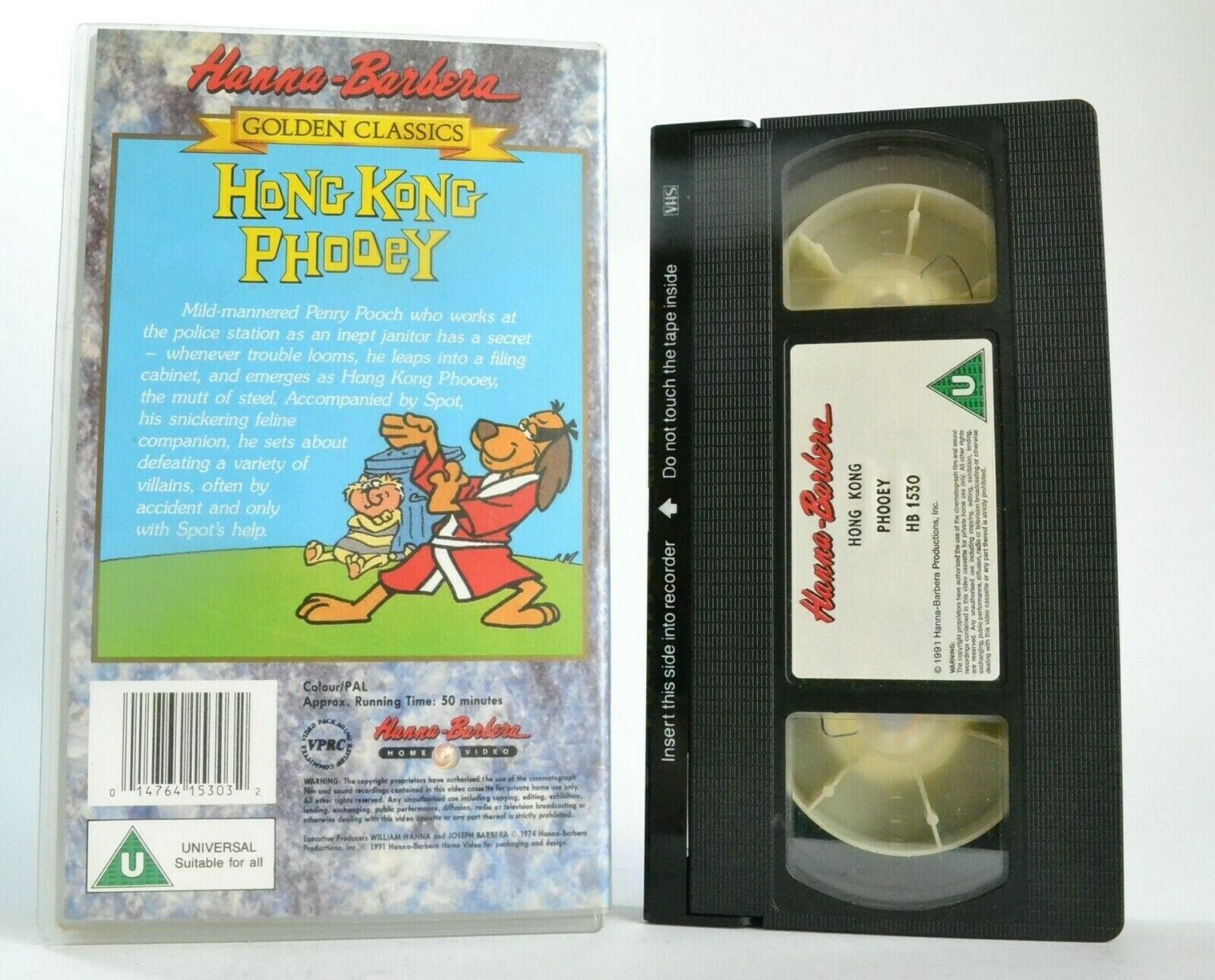 Hong Kong Phooey [Hanna-Barbera Golden Classics] - Animated - Children's - VHS-