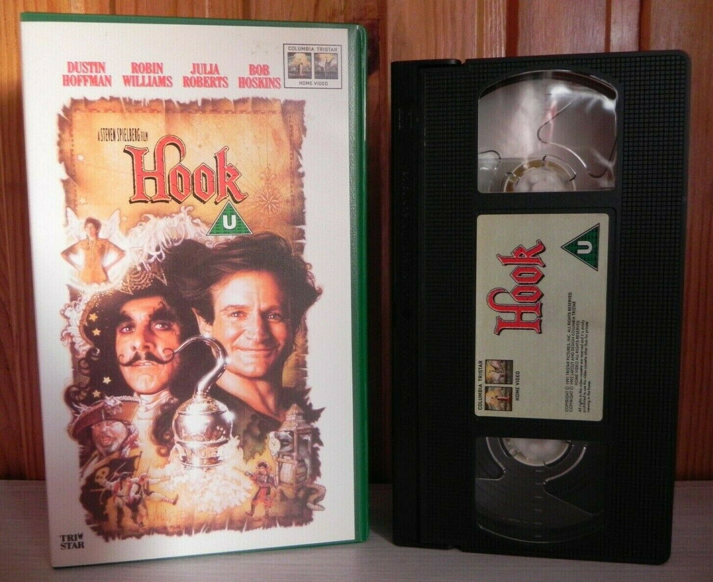 Hook (1991): Film By Steven Spielberg - Fantasy Adventure - Children's - Pal VHS-