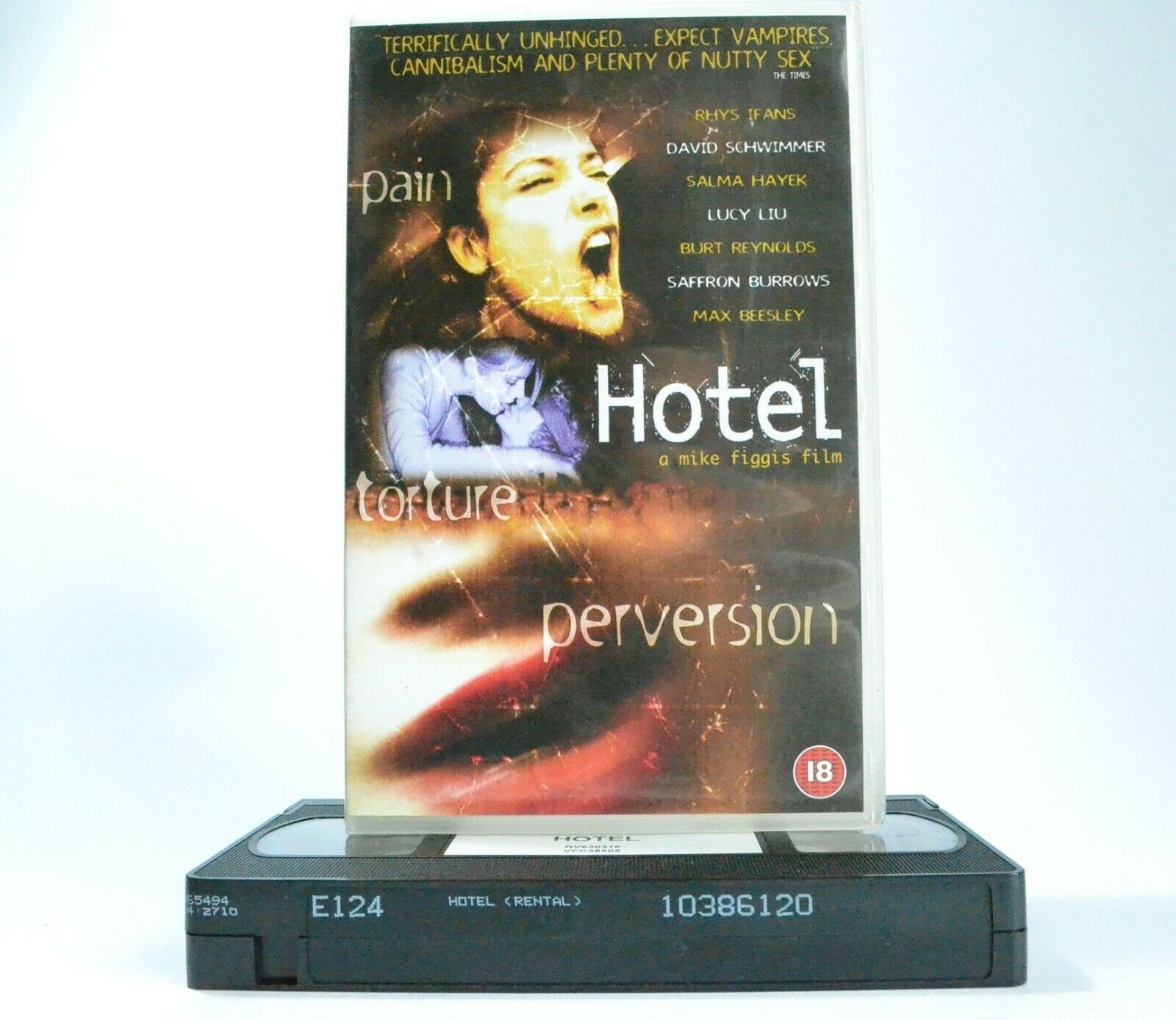 Hotel: Experimental Comedy Thriller - Large Box - S.Hayek/B.Reynolds - Pal VHS-