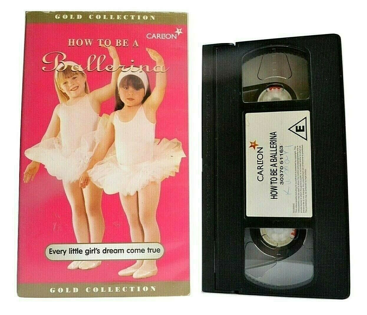 How To Be A Ballerina [Carlton] - Debra Bradnum - Ballet - Classic Dance - VHS-