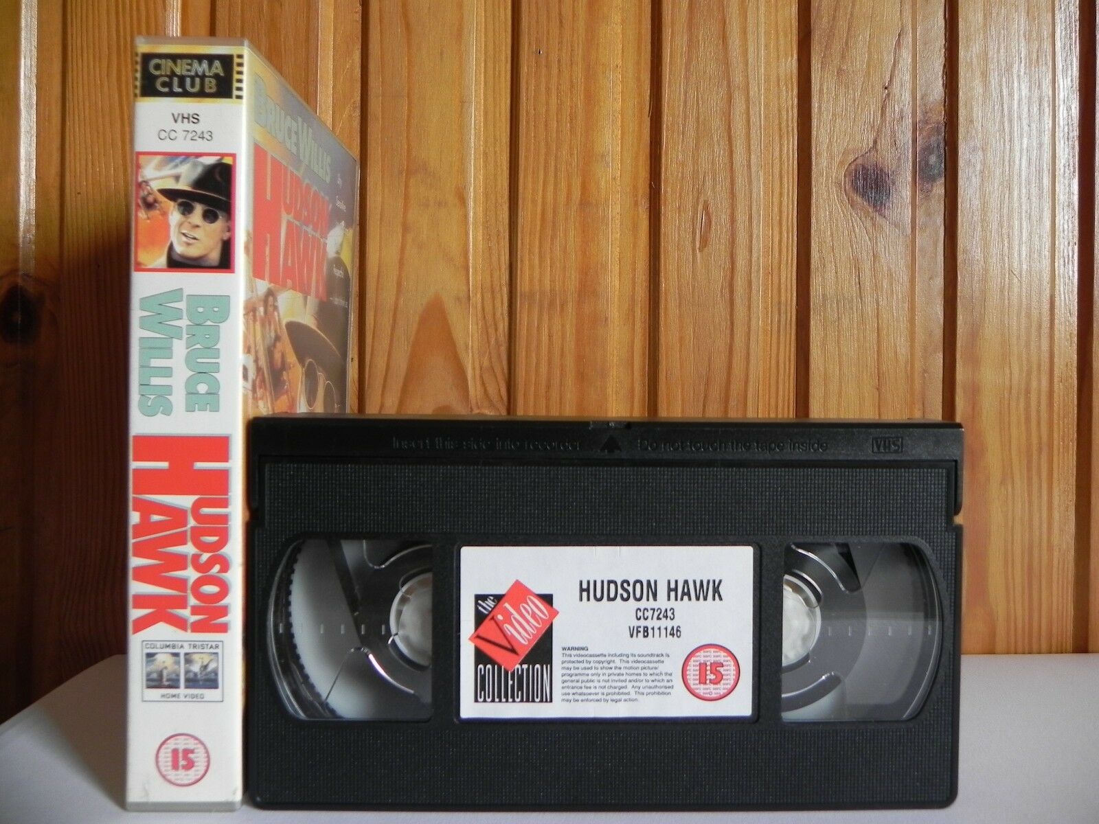 Hudson Hawk (1991): Action [Columbia] Small Box - Bruce Willis / Danny Aiello - Pal VHS-