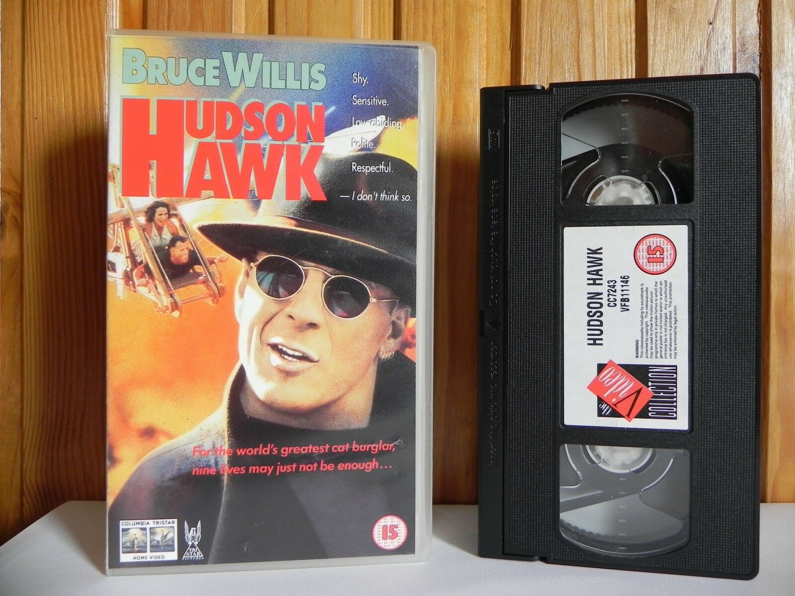 Hudson Hawk (1991): Action [Columbia] Small Box - Bruce Willis / Danny Aiello - Pal VHS-