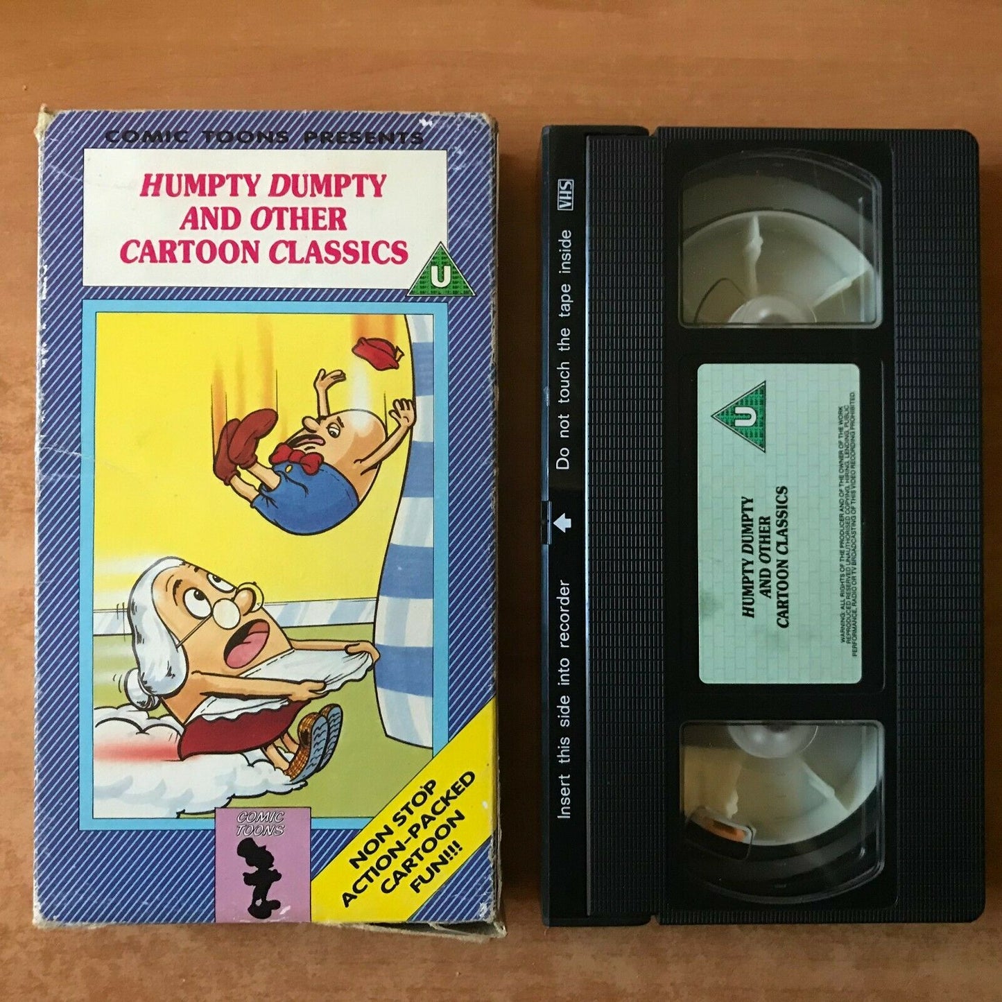 Humpty Dumpty (Cartoon Classics]:Peeping Penguins - Carton Box - Kids - Pal VHS-