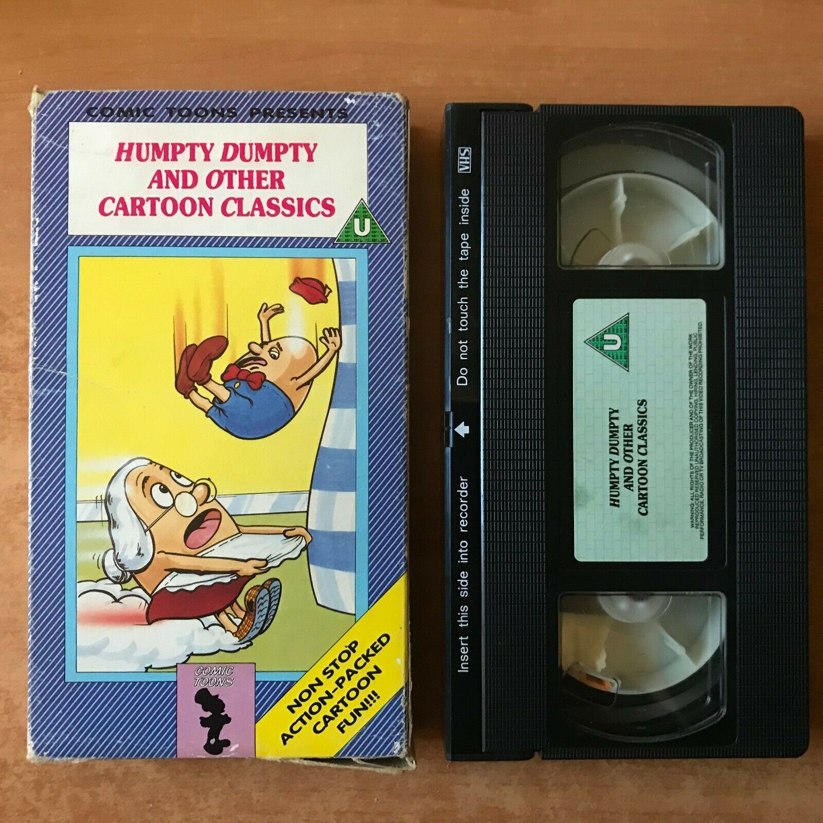 Humpty Dumpty (Cartoon Classics]:Peeping Penguins - Carton Box - Kids - Pal VHS-