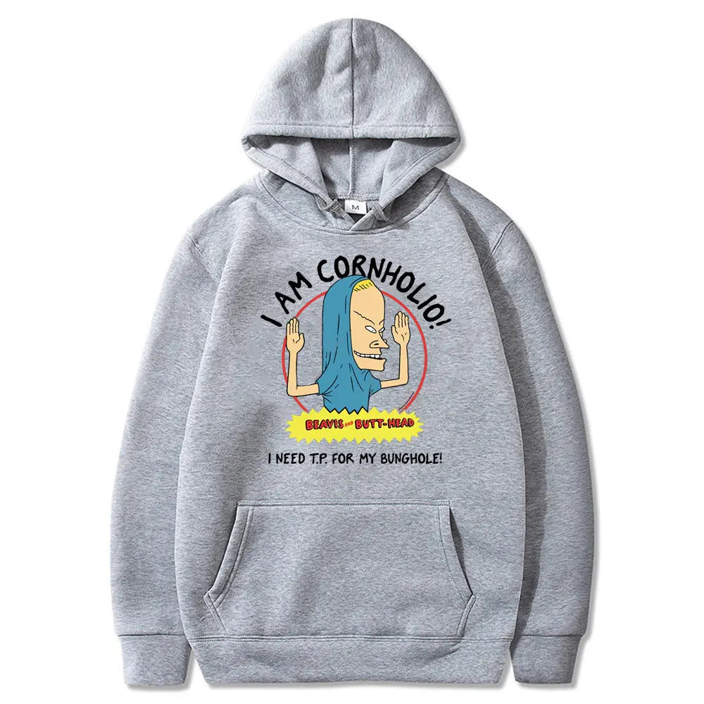 I Am Cornholio Hoodie – Beavis and Butt-Head Sweatshirt for Fans Who Need TP in Their Hoodie-