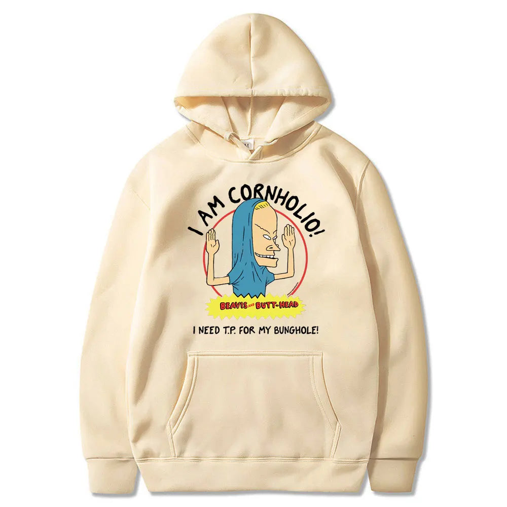 I Am Cornholio Hoodie – Beavis and Butt-Head Sweatshirt for Fans Who Need TP in Their Hoodie-