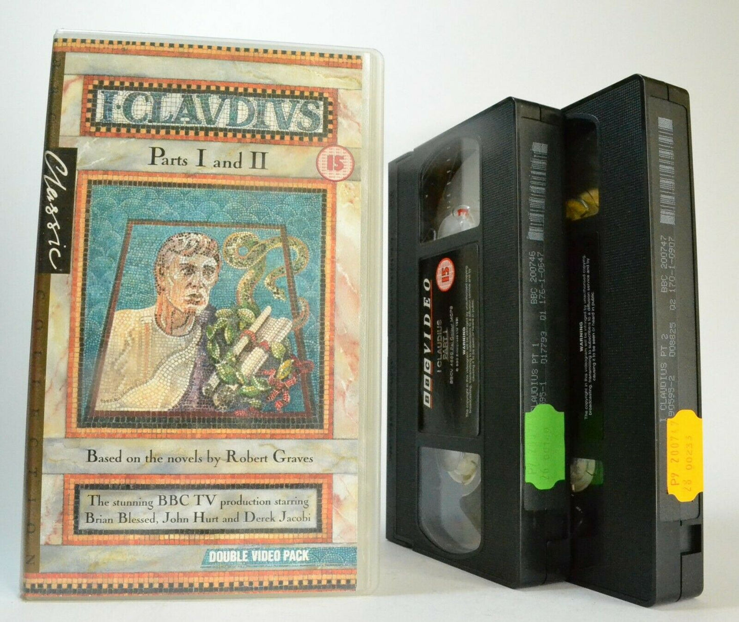 I Claudius (BBC); [Robert Graves] - Drama - Roman Empire - Derel Jacobi - VHS-