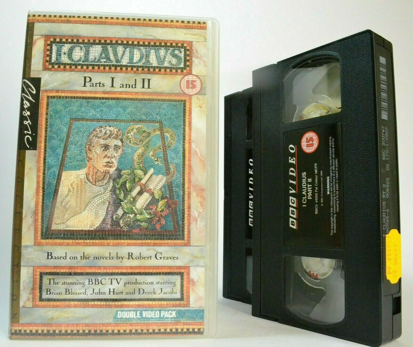 I Claudius (BBC); [Robert Graves] - Drama - Roman Empire - Derel Jacobi - VHS-