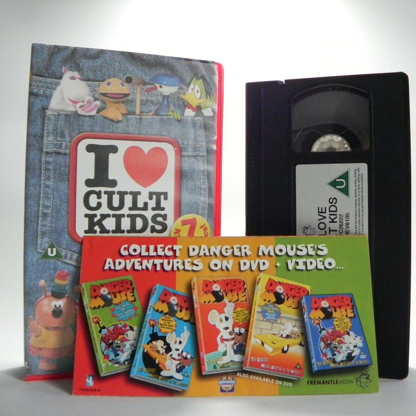 I Love Cult Kids - 7 Classics - Animated - Adventures - Children's - Pal VHS-