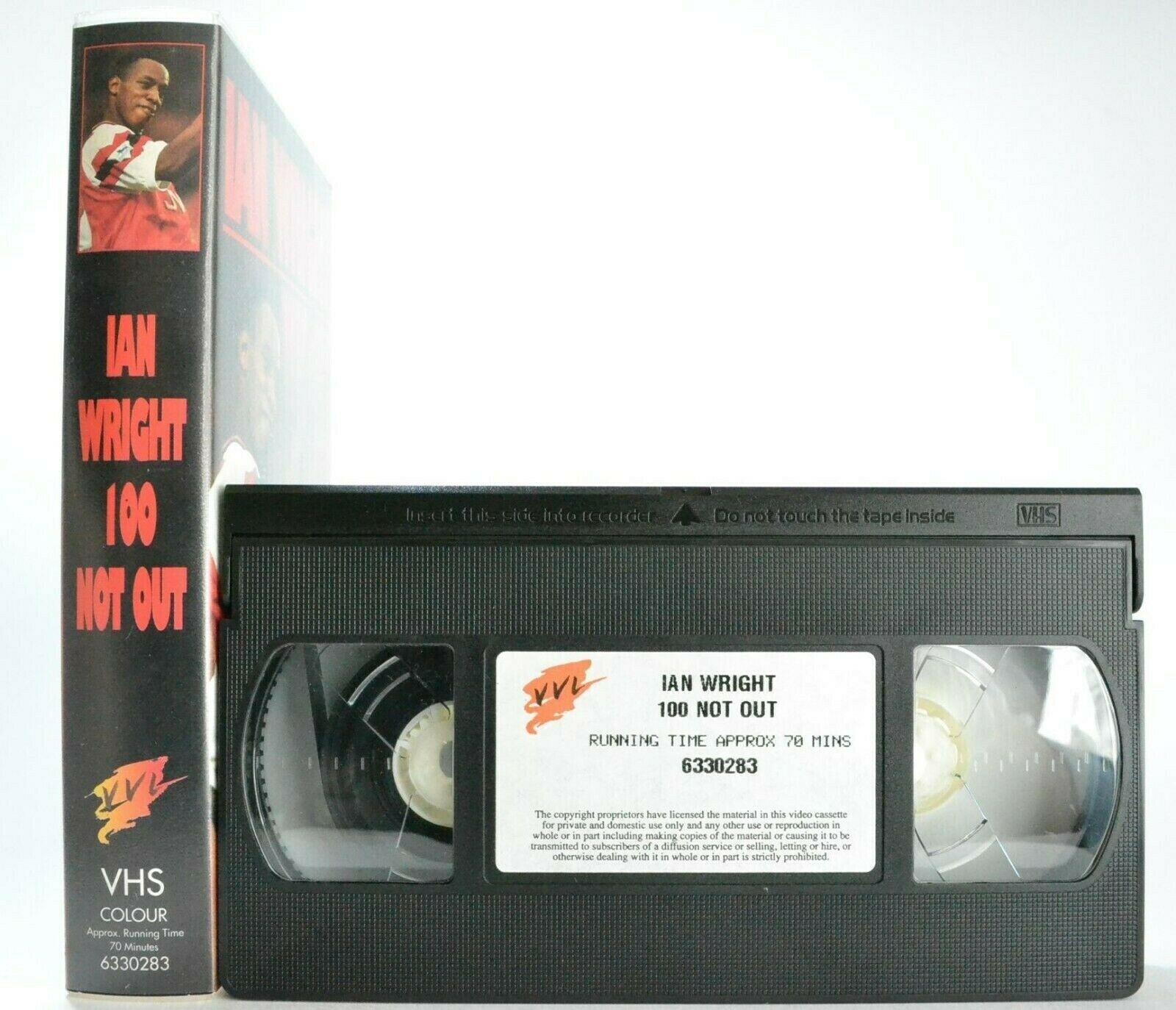 Ian Wright: 100 Not Out - Arsenal F.C. - Highbury Legend - Top Striker - Pal VHS-