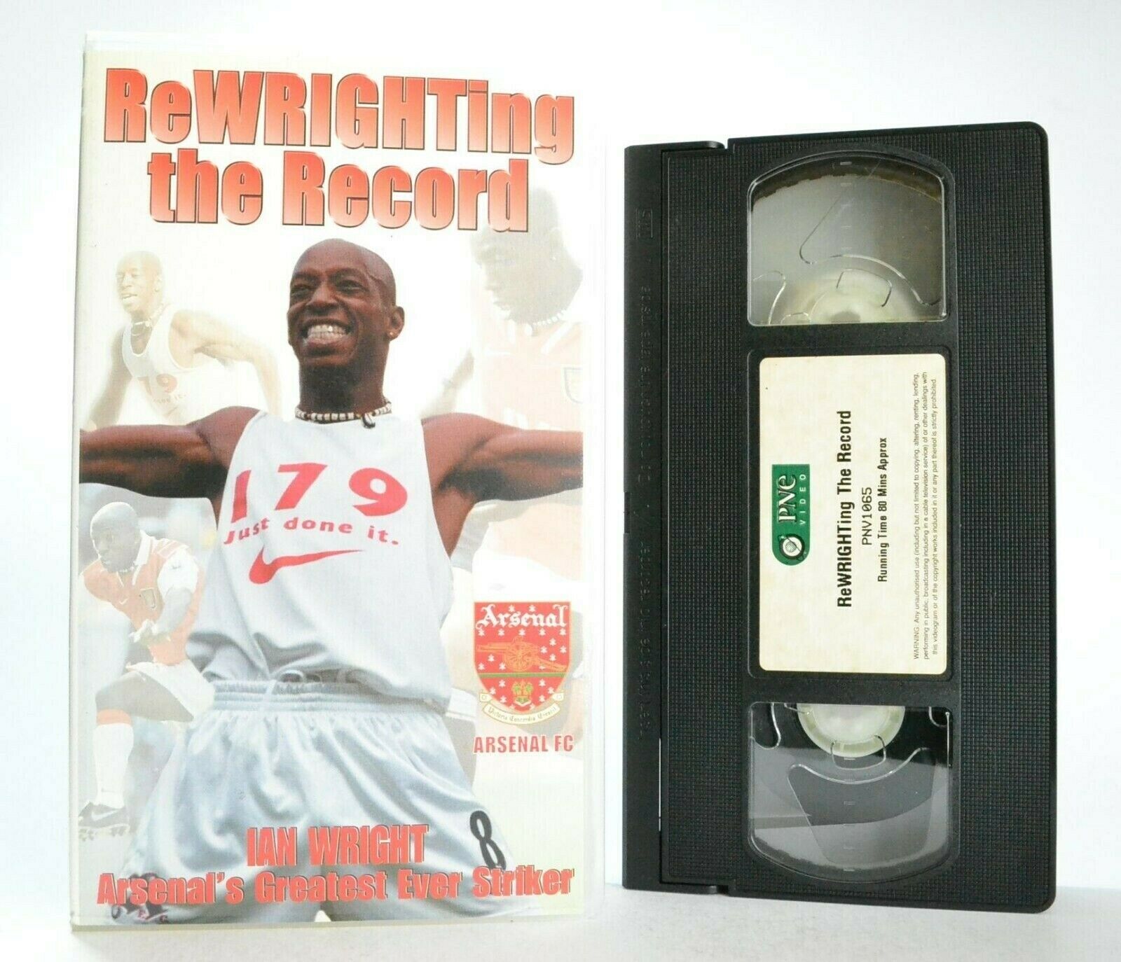 Ian Wright: ReWRIGHTing The Record - Arsenal F.C. - Greatest Striker - Pal VHS-