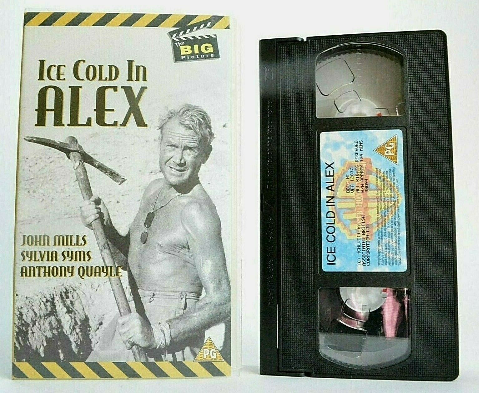 Ice Cold In Alex (1958): Alexandria British Lines - War Drama - John Mills - VHS-