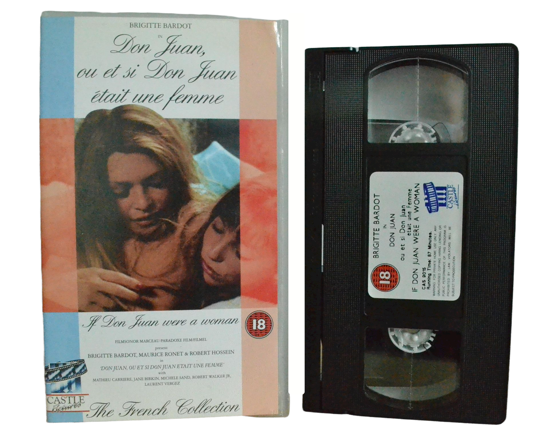 If Don Juan Were A Woman (French Collection) - Brigitte Bardot - Castle Flowers - Vintage - Pal VHS-