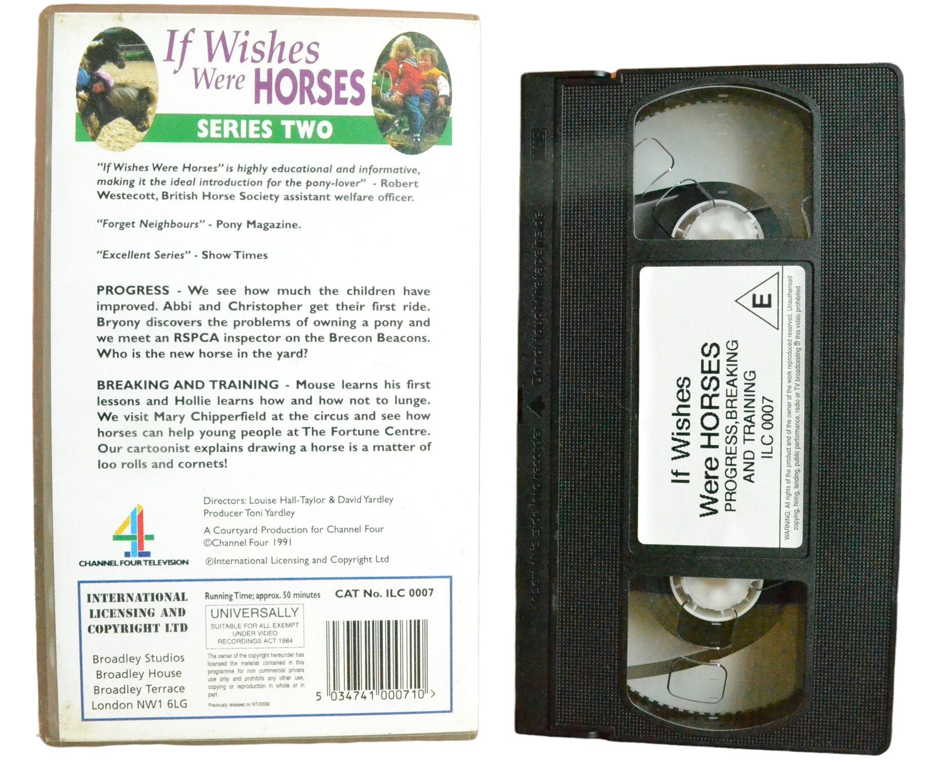 If Wishes Were Horses - Channel Four Television - Pal VHS-