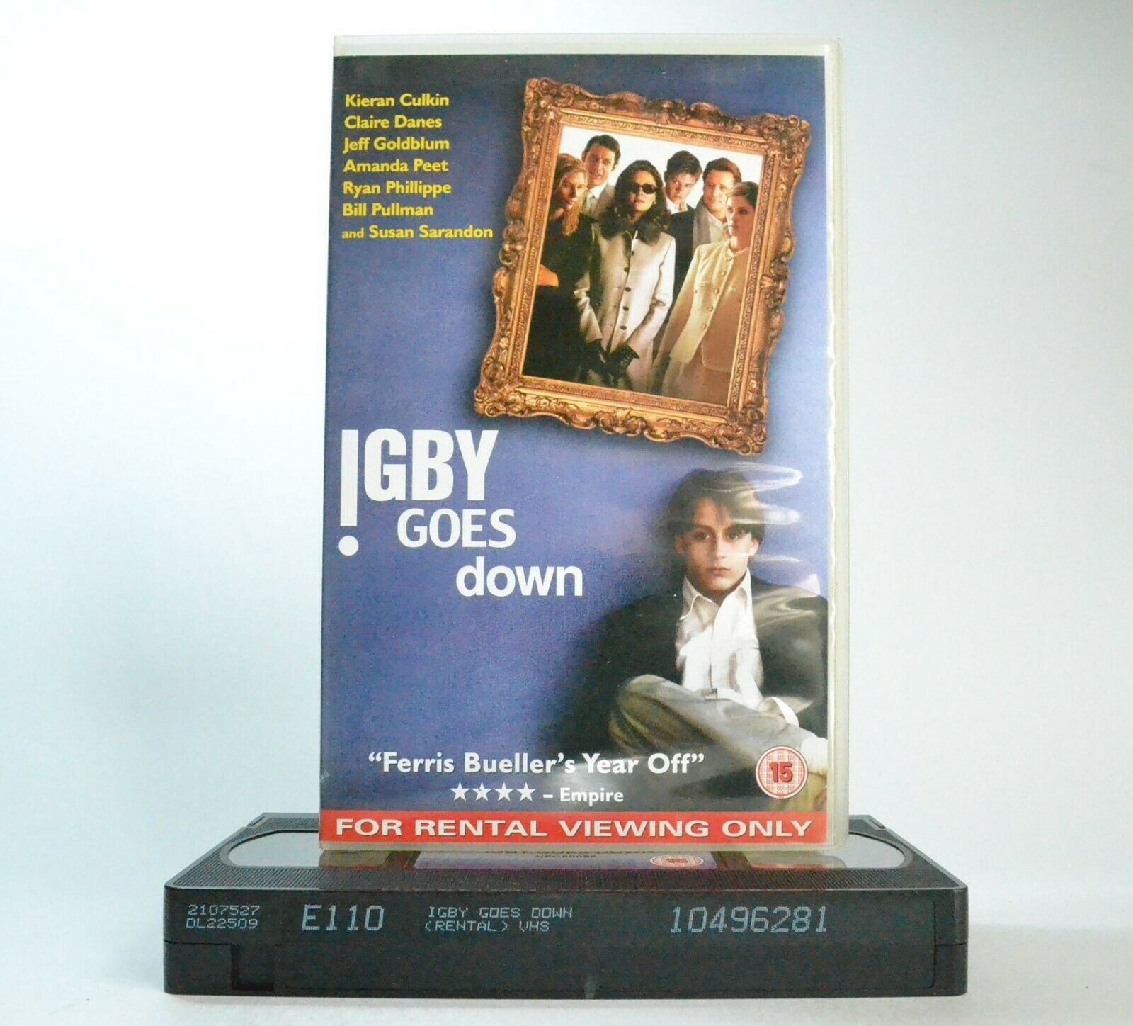 Igby Goes Down: Comedy/Drama (2002) - Large Box - Ex-Rental - K.Culkin - Pal VHS-