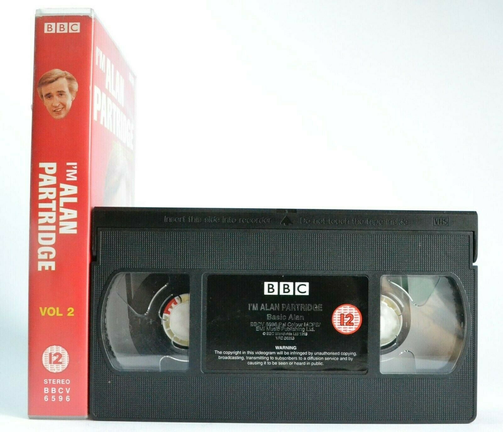 I'm Alan Partridge: By Steve Coogan - 3 Episodes - Comedy - BBC TV Series - VHS-