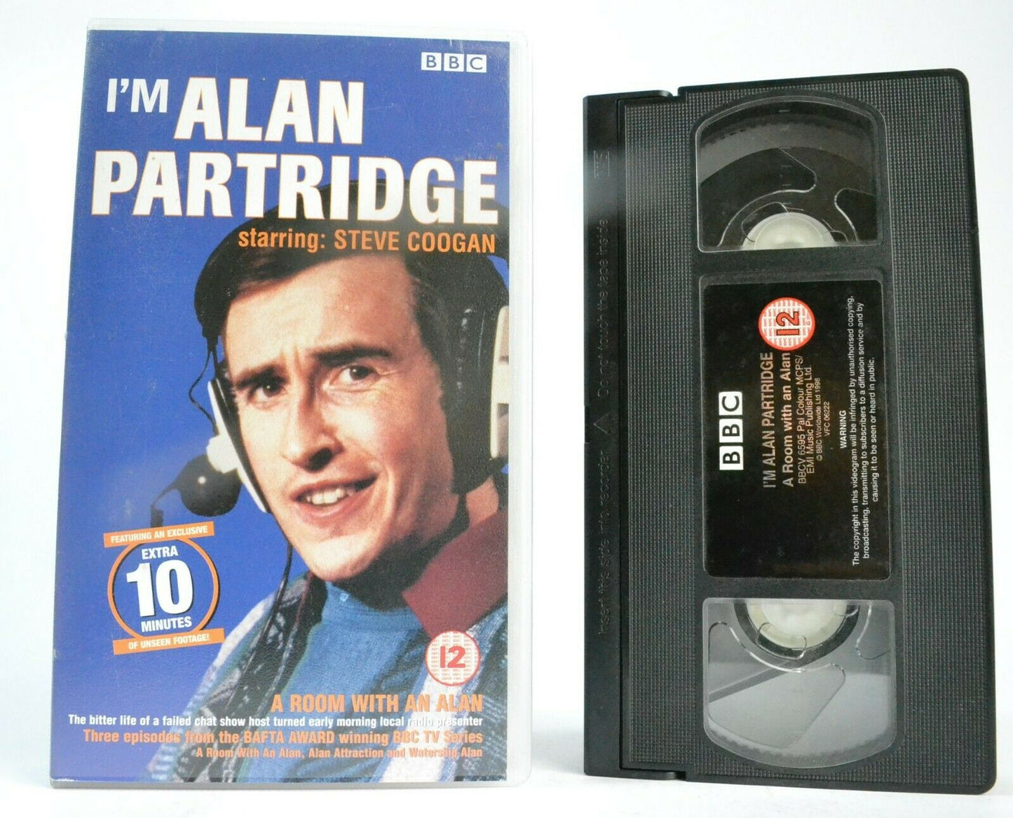 I'm Alan Partridge (Vol.1) - Comedy Series - Steve Coogan / Phil Cornwell - VHS-