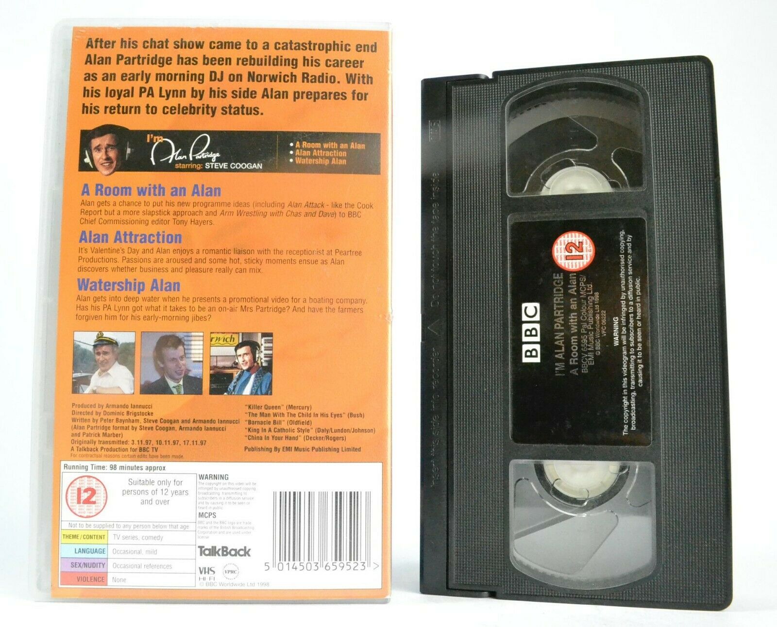 I'm Alan Partridge (Vol.1) - Comedy Series - Steve Coogan / Phil Cornwell - VHS-