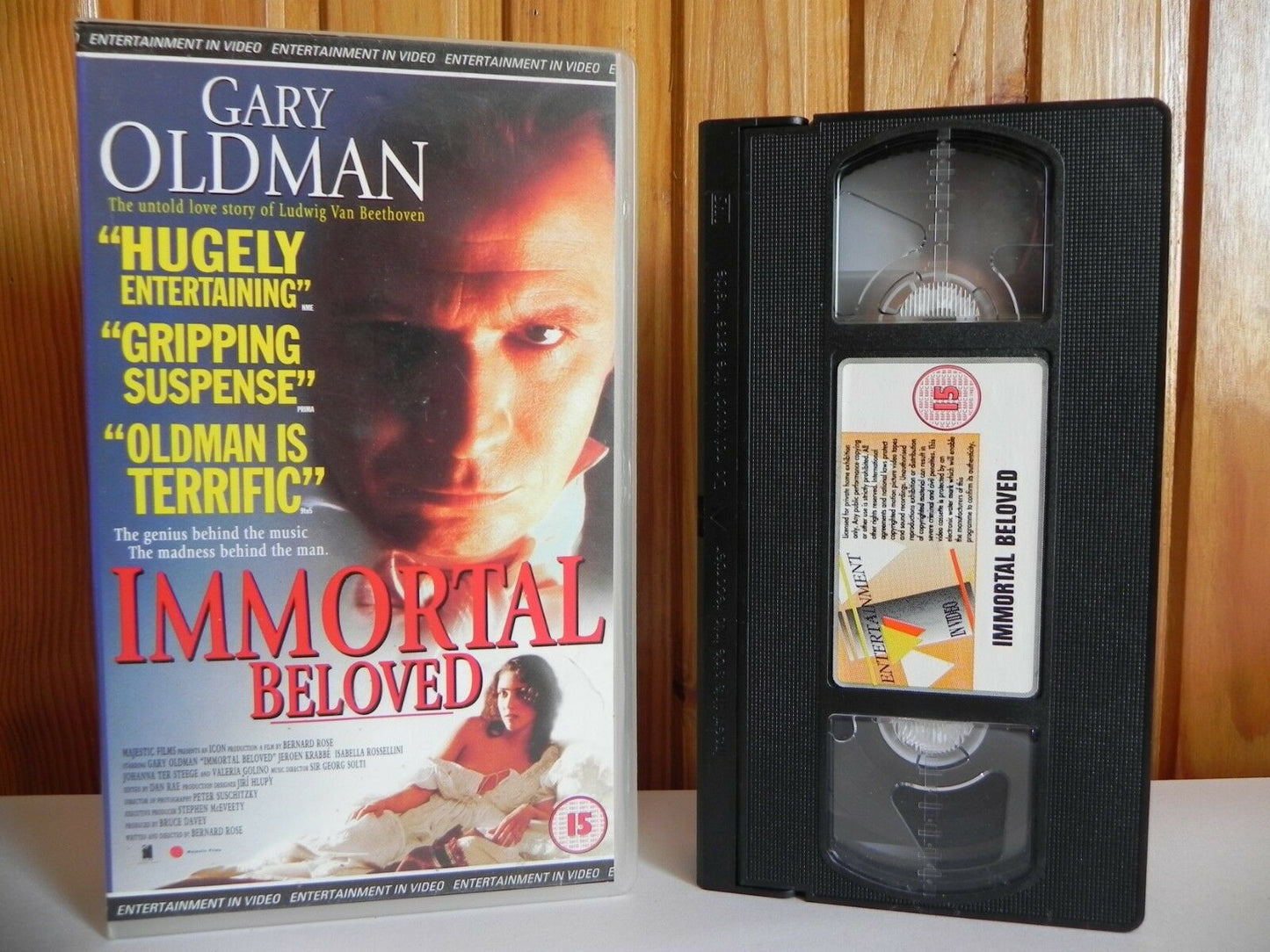 Immortal Beloved - Entertainment In Video - Drama - Gary Oldman - Pal VHS-