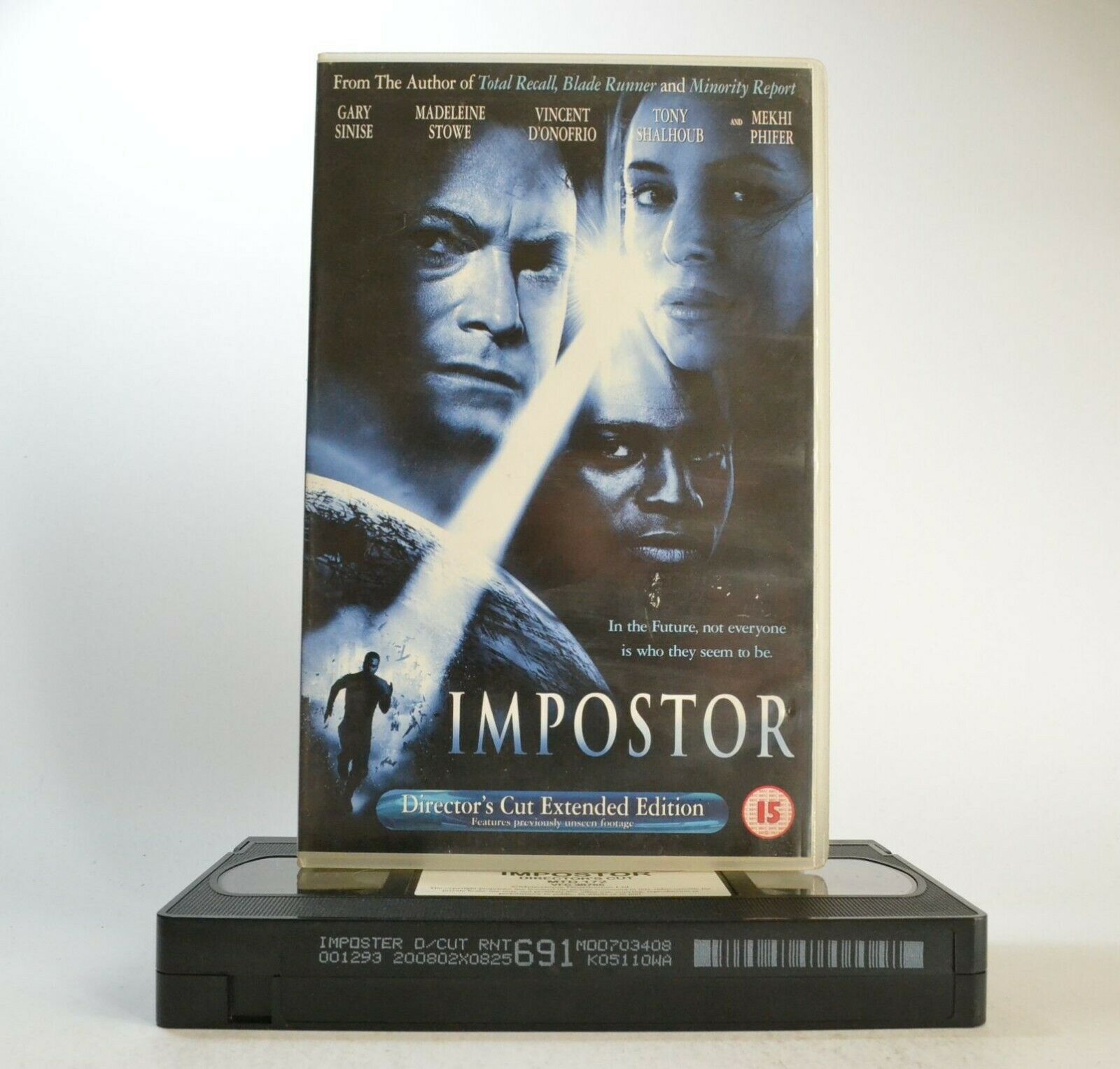 Impostor: Based On P.K. Dick Short Story - Sci-Fi (2003) - Large Box - Pal VHS-